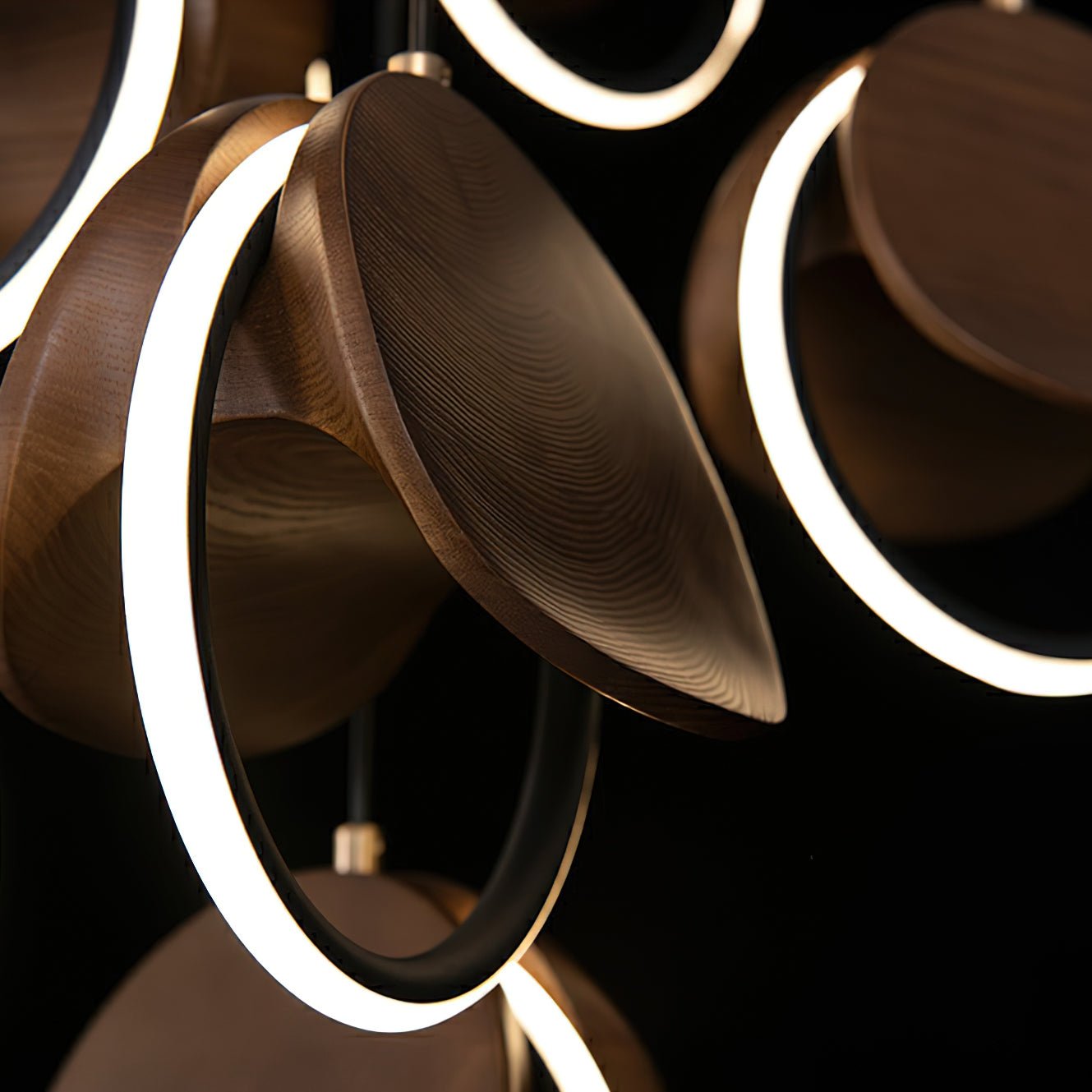 Avvelen Geometrische Holz Pendelleuchte-Letslighting