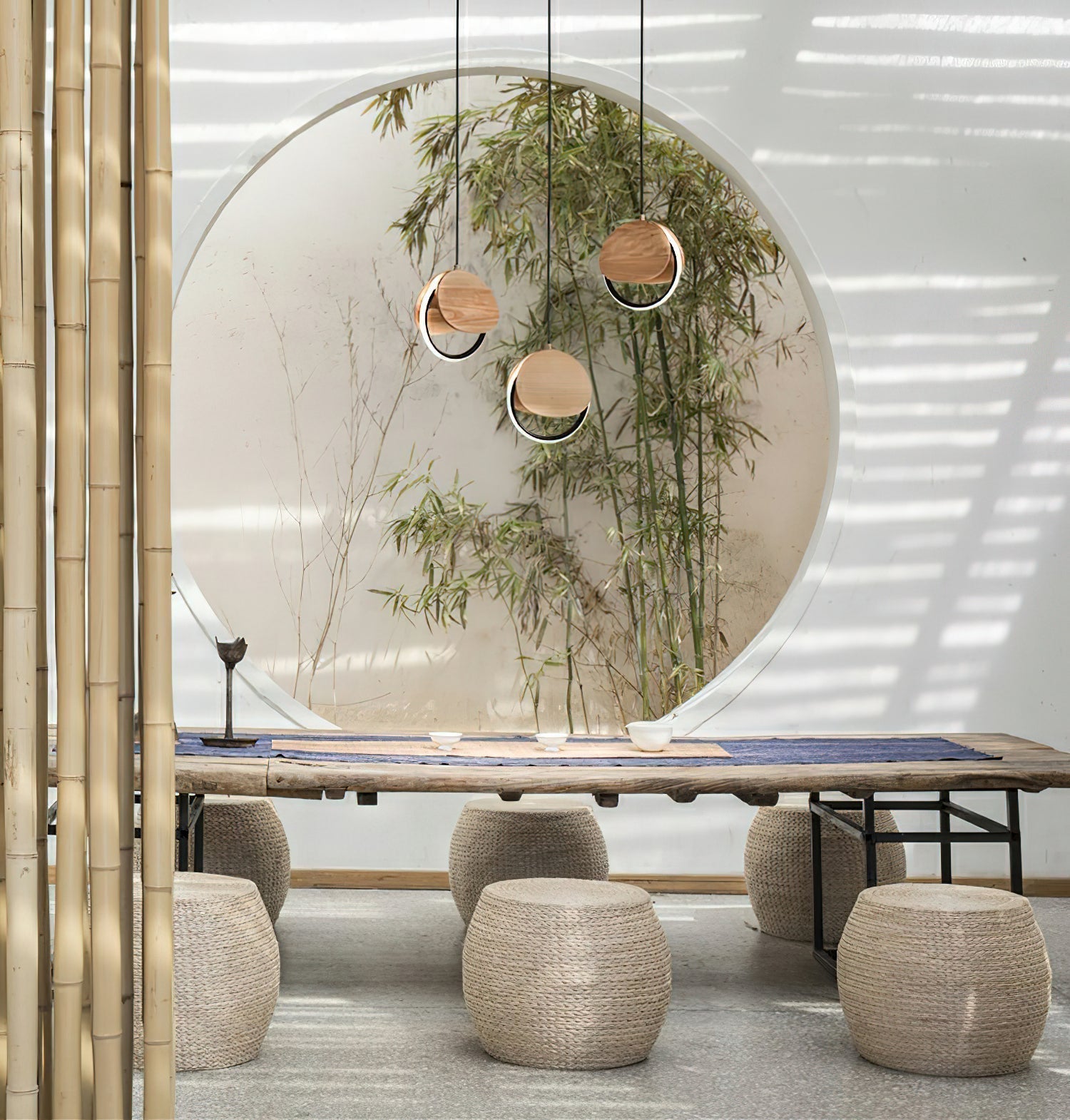 Avvelen Geometrische Holz Pendelleuchte-Letslighting