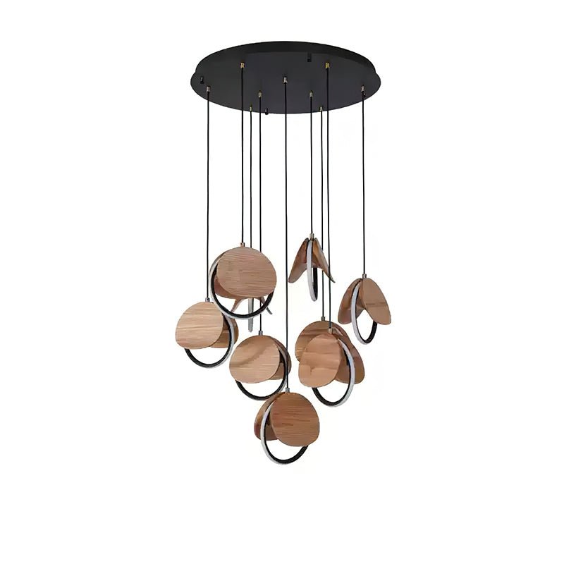 Avvelen Geometrische Holz Pendelleuchte-Letslighting