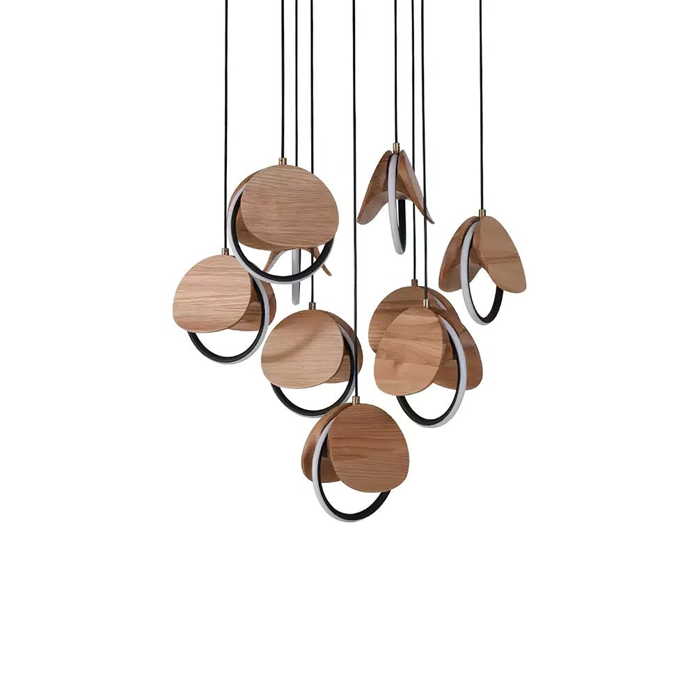 Avvelen Geometrische Holz Pendelleuchte-Letslighting
