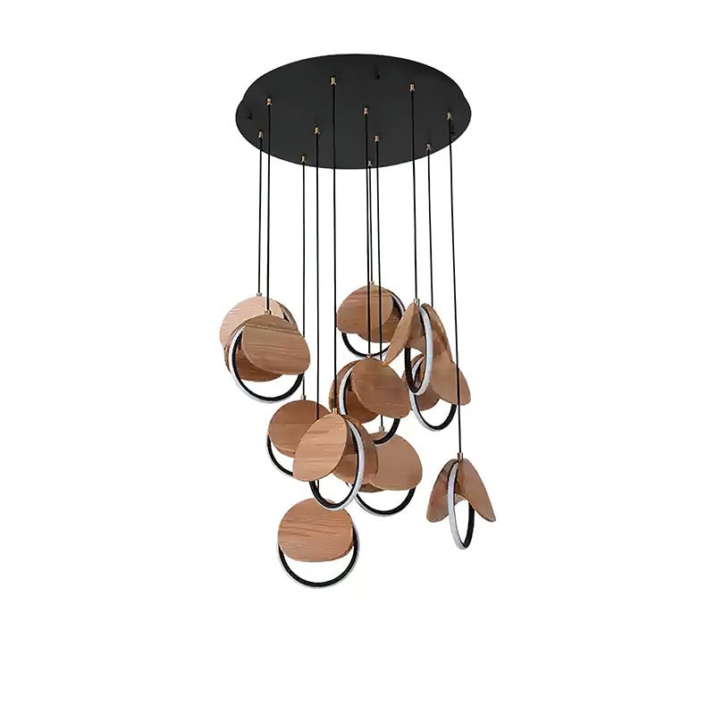 Avvelen Geometrische Holz Pendelleuchte-Letslighting