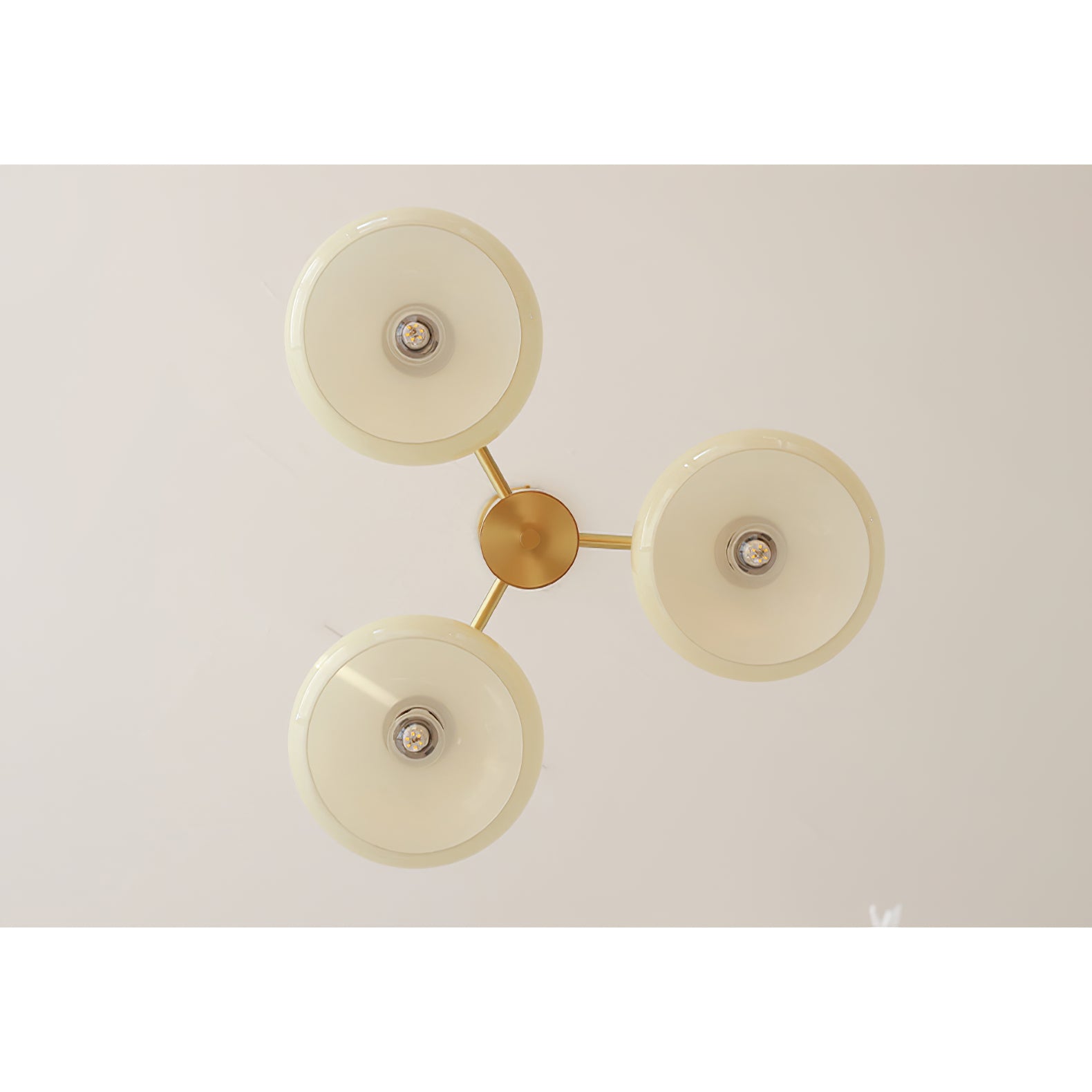 Nova Kronleuchter aus Natürlichem Persimmon-Glas-Letslighting