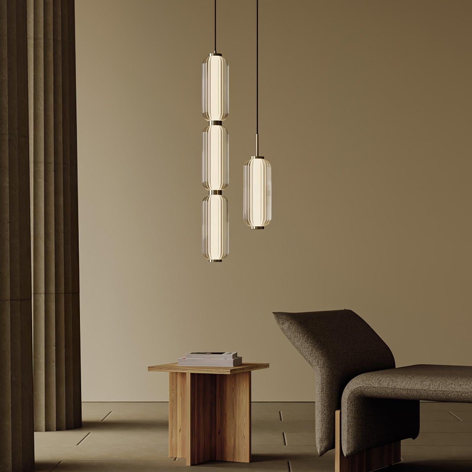 Cylindra Modern Glas Pendelleuchte Lampe-Letslighting