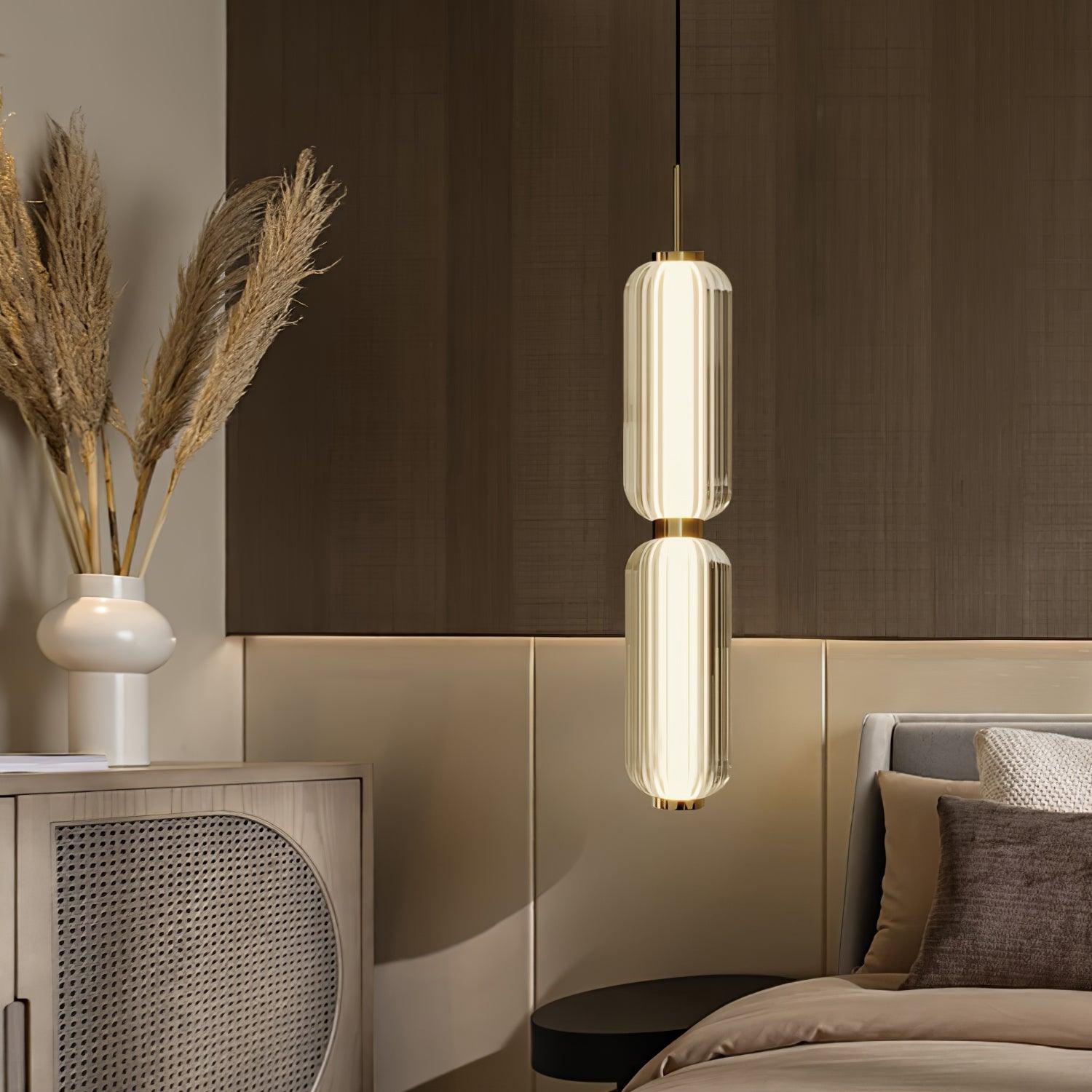 Cylindra Modern Glas Pendelleuchte Lampe-Letslighting