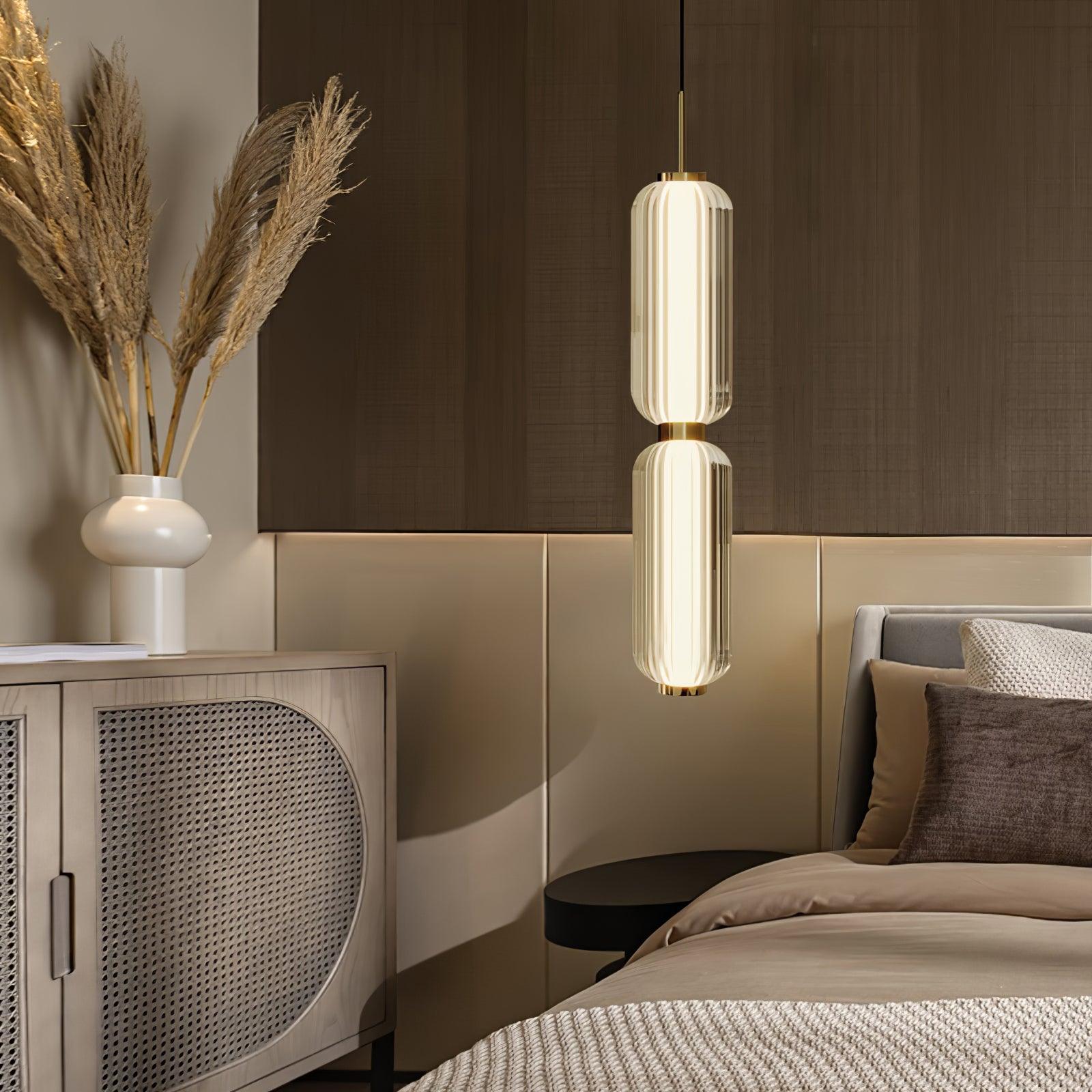Cylindra Modern Glas Pendelleuchte Lampe-Letslighting