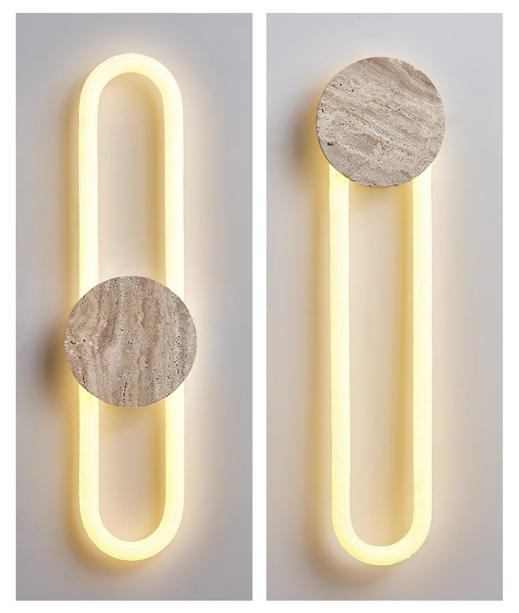 Mysole Travertine Wall Light - Neutralighting