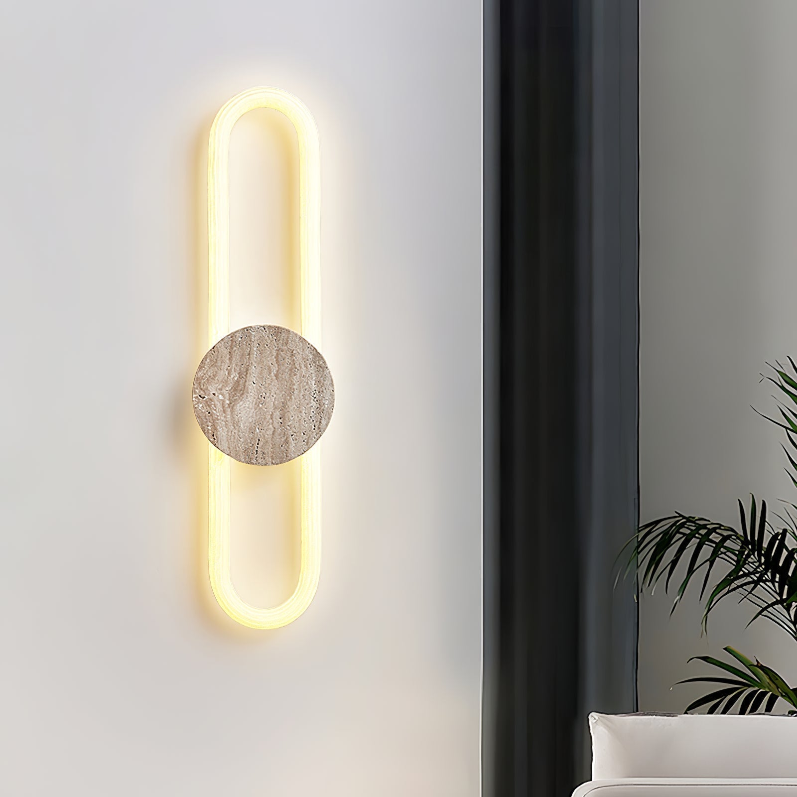 Mysole Travertine Wall Light - Neutralighting
