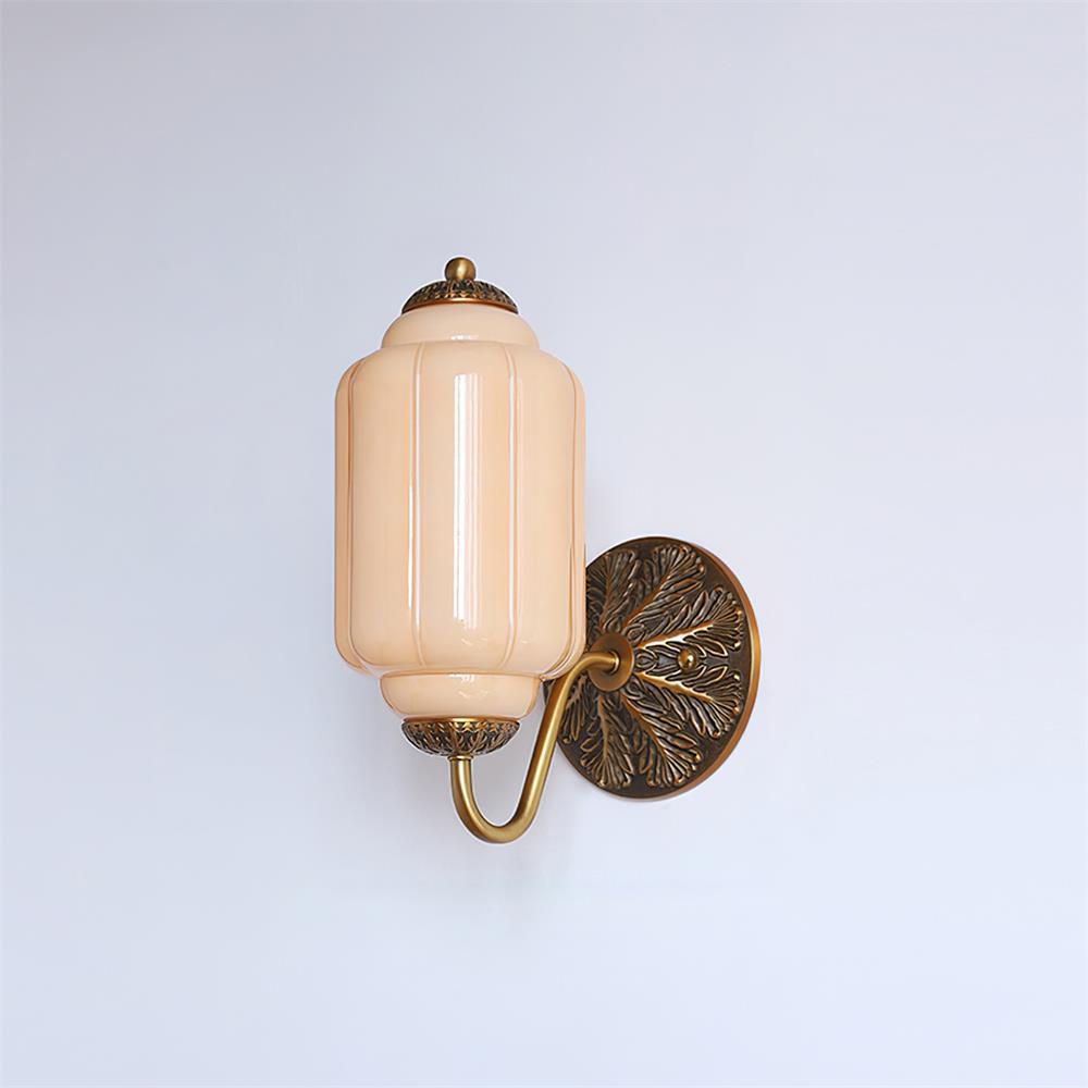 Melvane Vintage Rosa Glas Wandleuchte-Letslighting