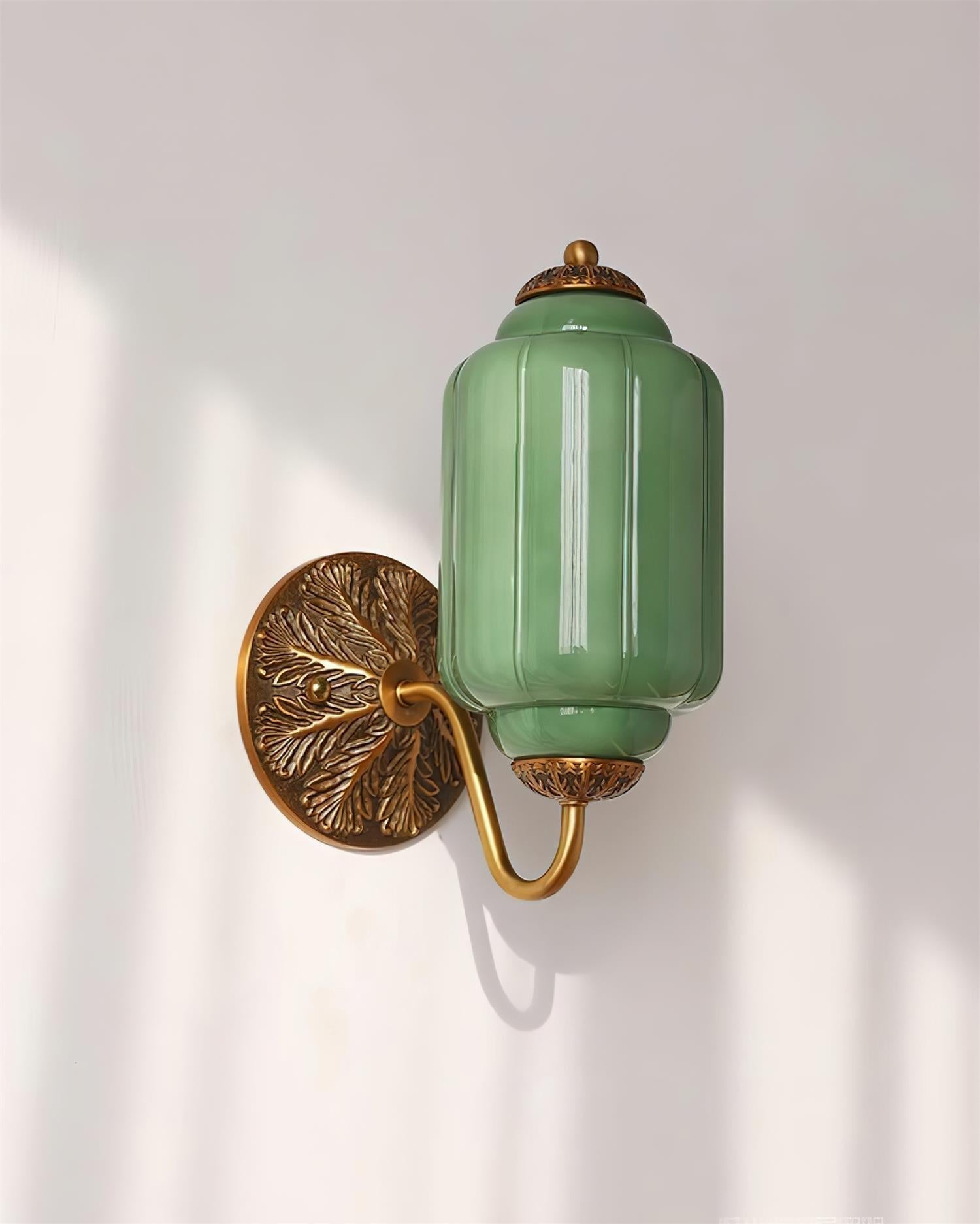 Melvane Vintage Rosa Glas Wandleuchte-Letslighting