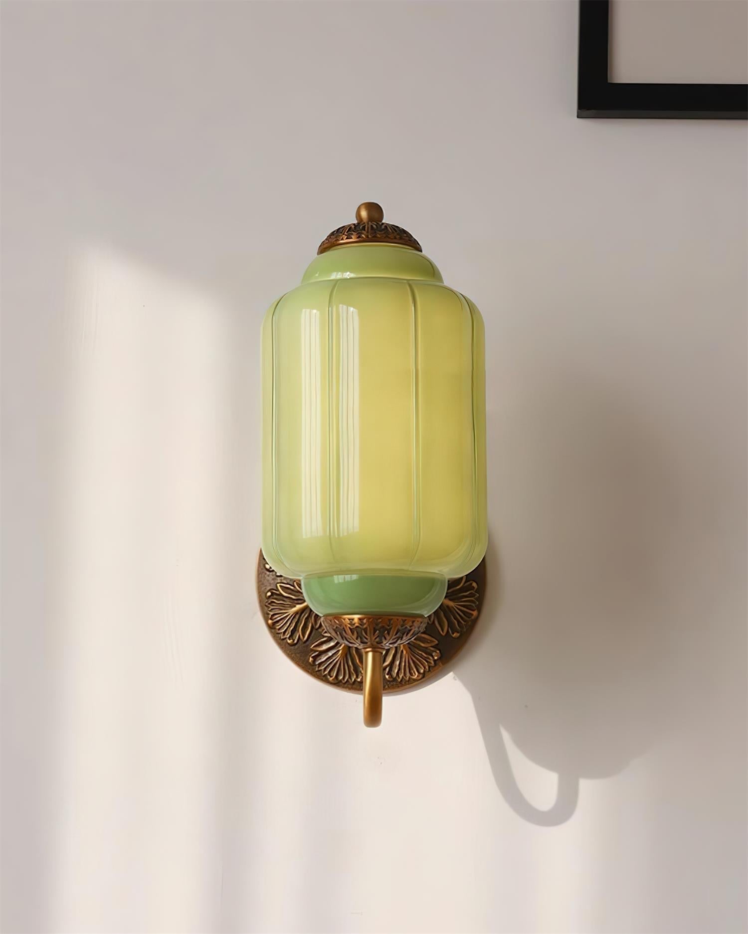 Melvane Vintage Rosa Glas Wandleuchte-Letslighting