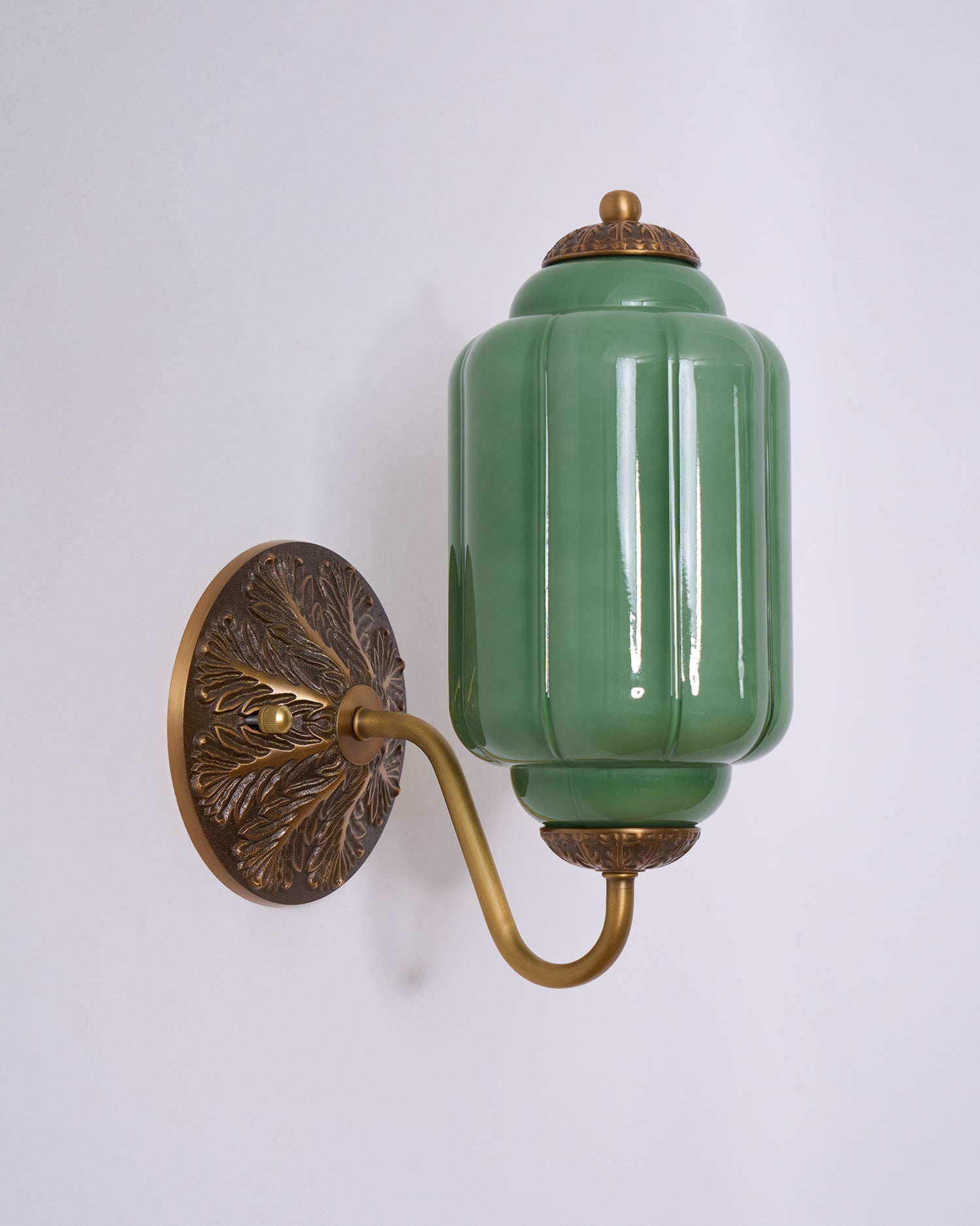 Melvane Vintage Rosa Glas Wandleuchte-Letslighting