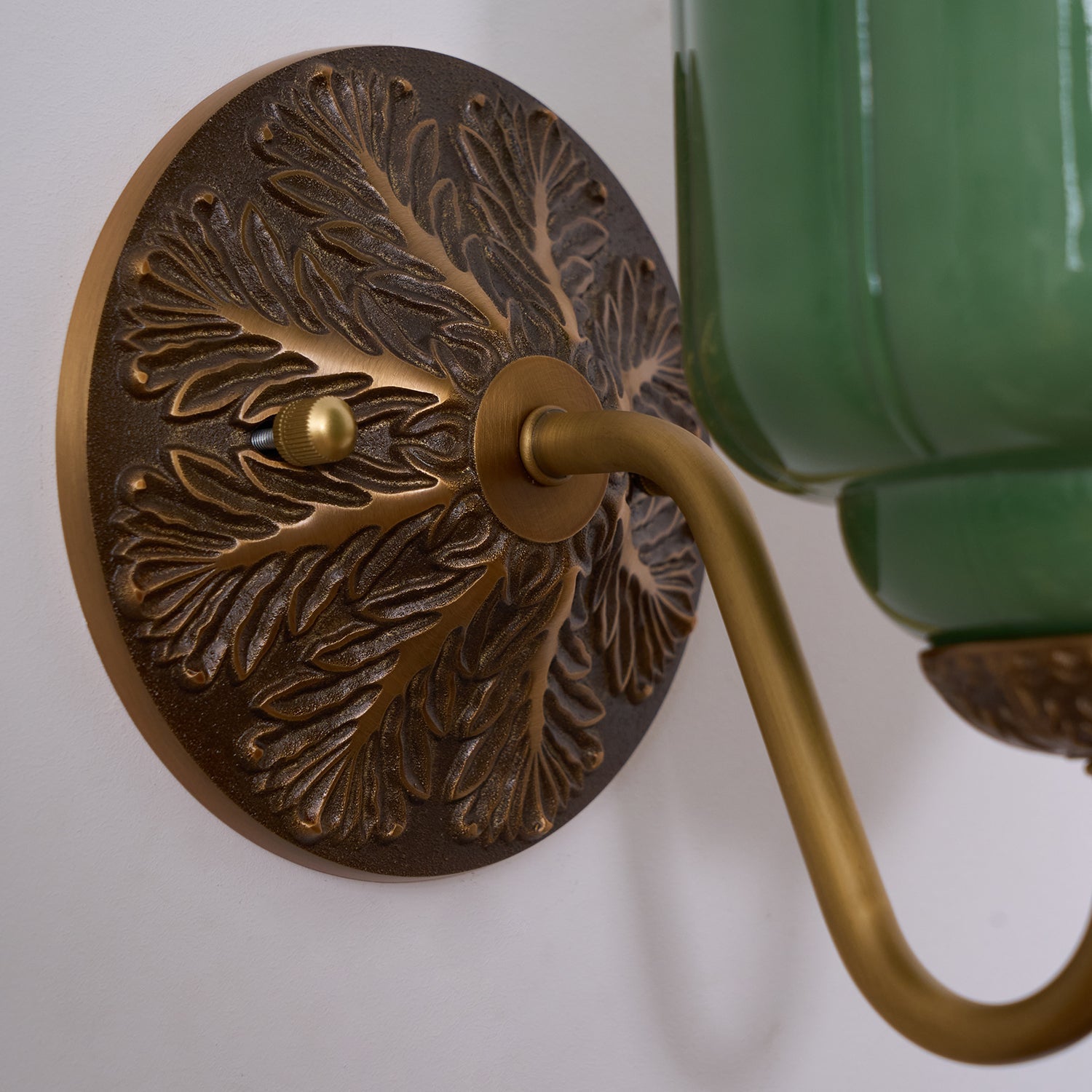 Melvane Vintage Rosa Glas Wandleuchte-Letslighting
