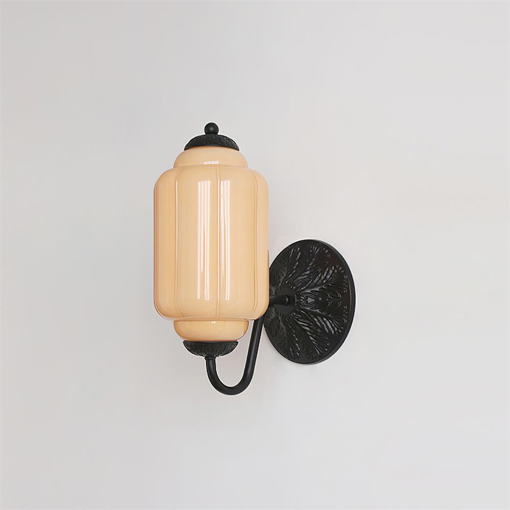 Melvane Vintage Rosa Glas Wandleuchte-Letslighting