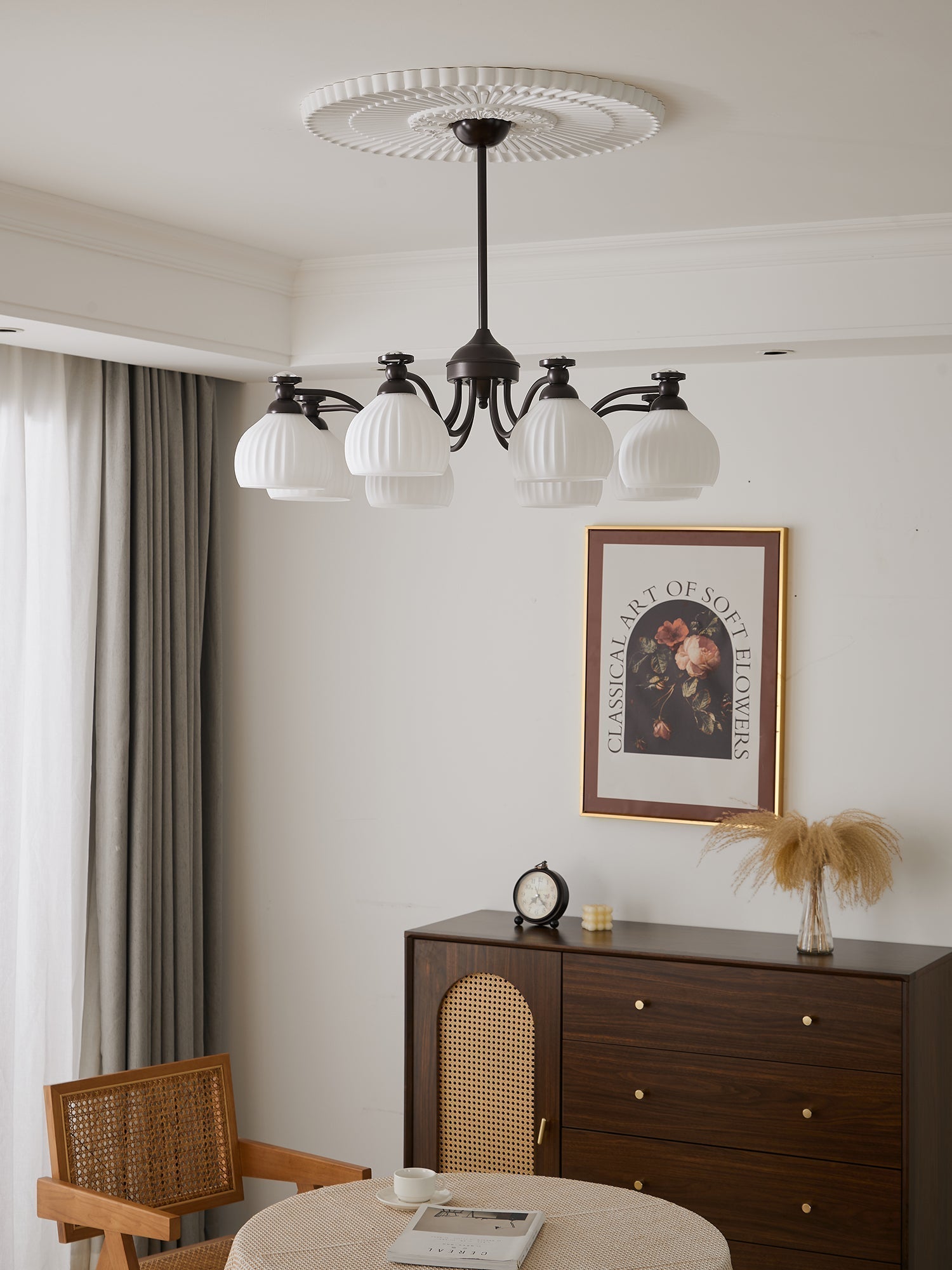 Calaeor Eleganter Premium-Glaskronleuchter-Letslighting