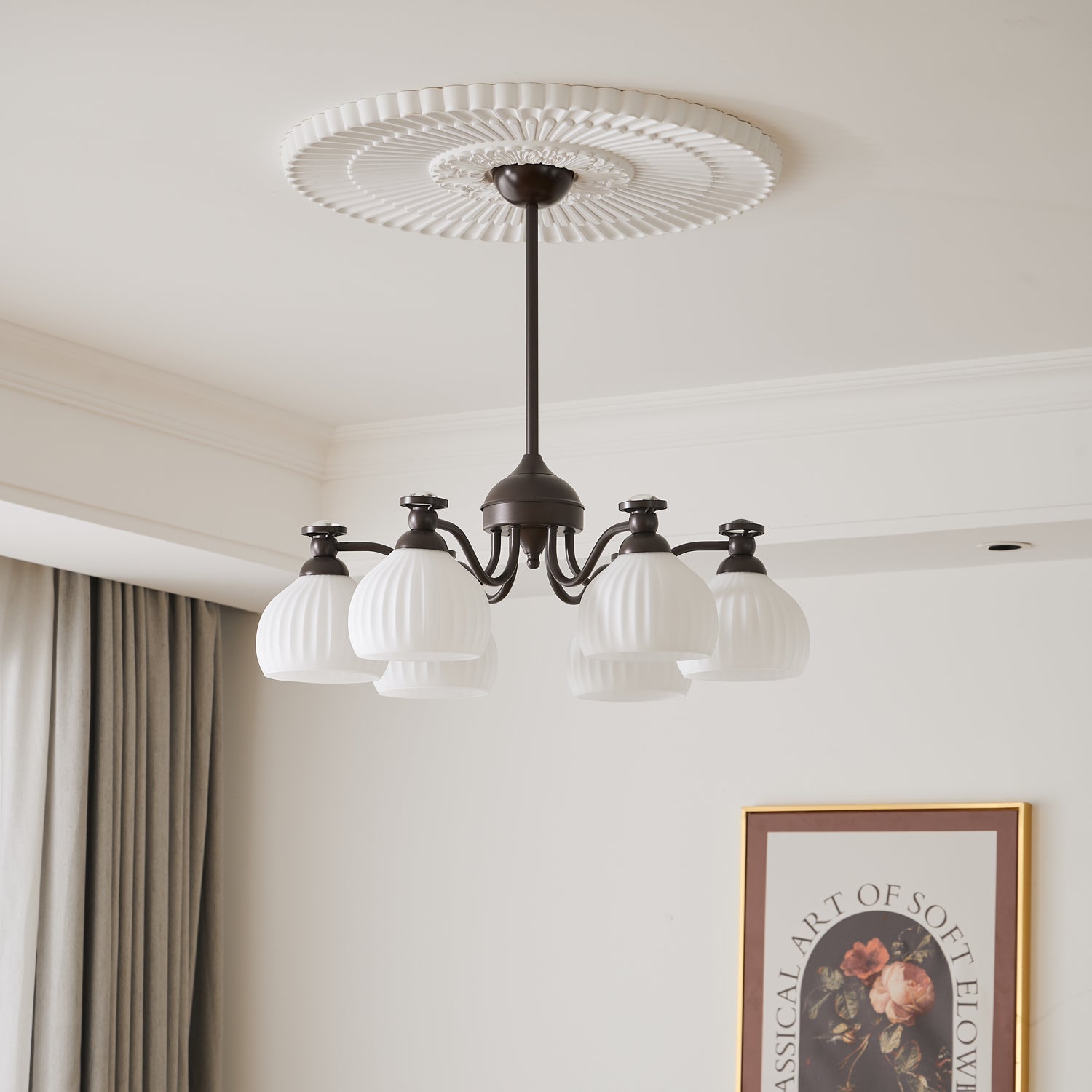 Calaeor Eleganter Premium-Glaskronleuchter-Letslighting