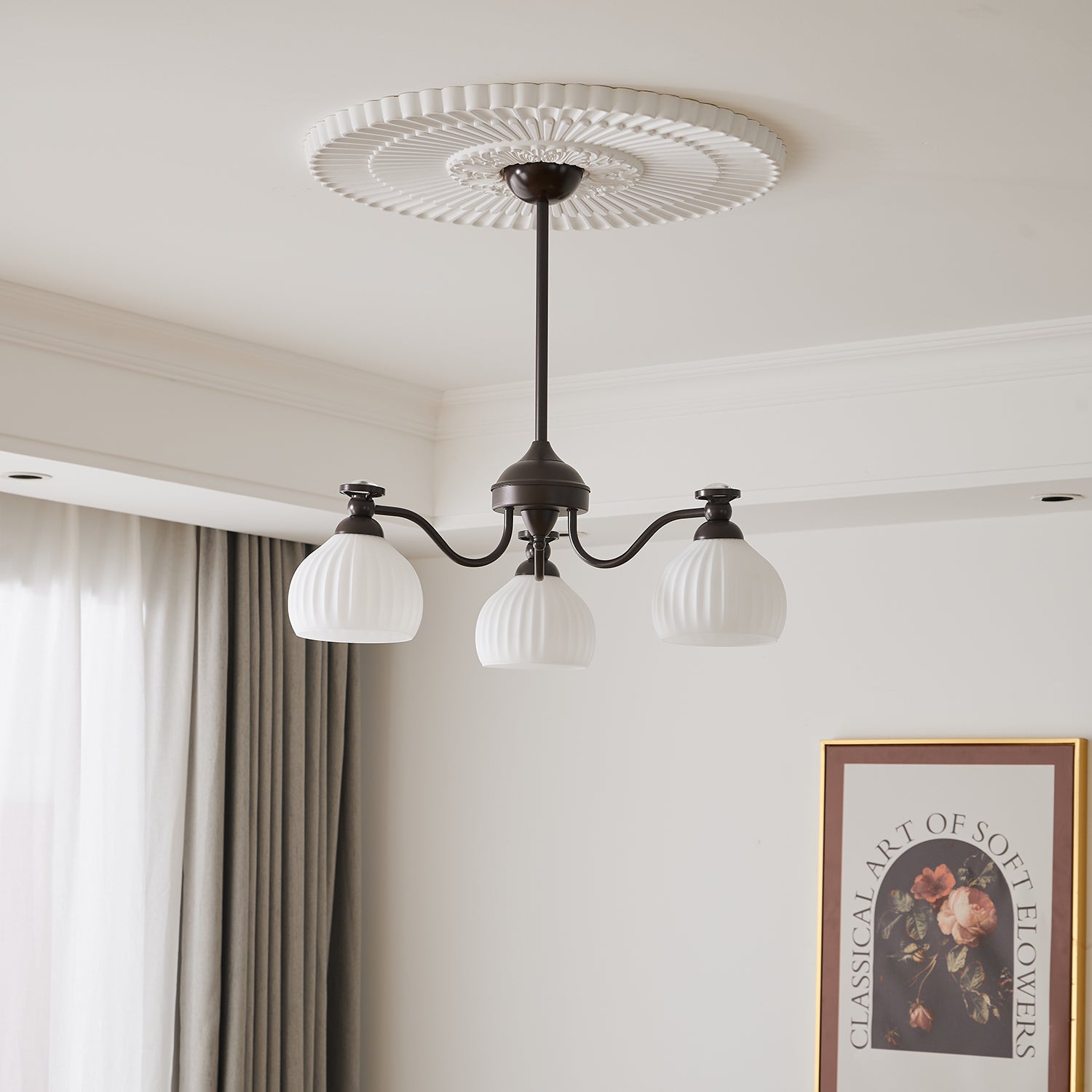 Calaeor Eleganter Premium-Glaskronleuchter-Letslighting