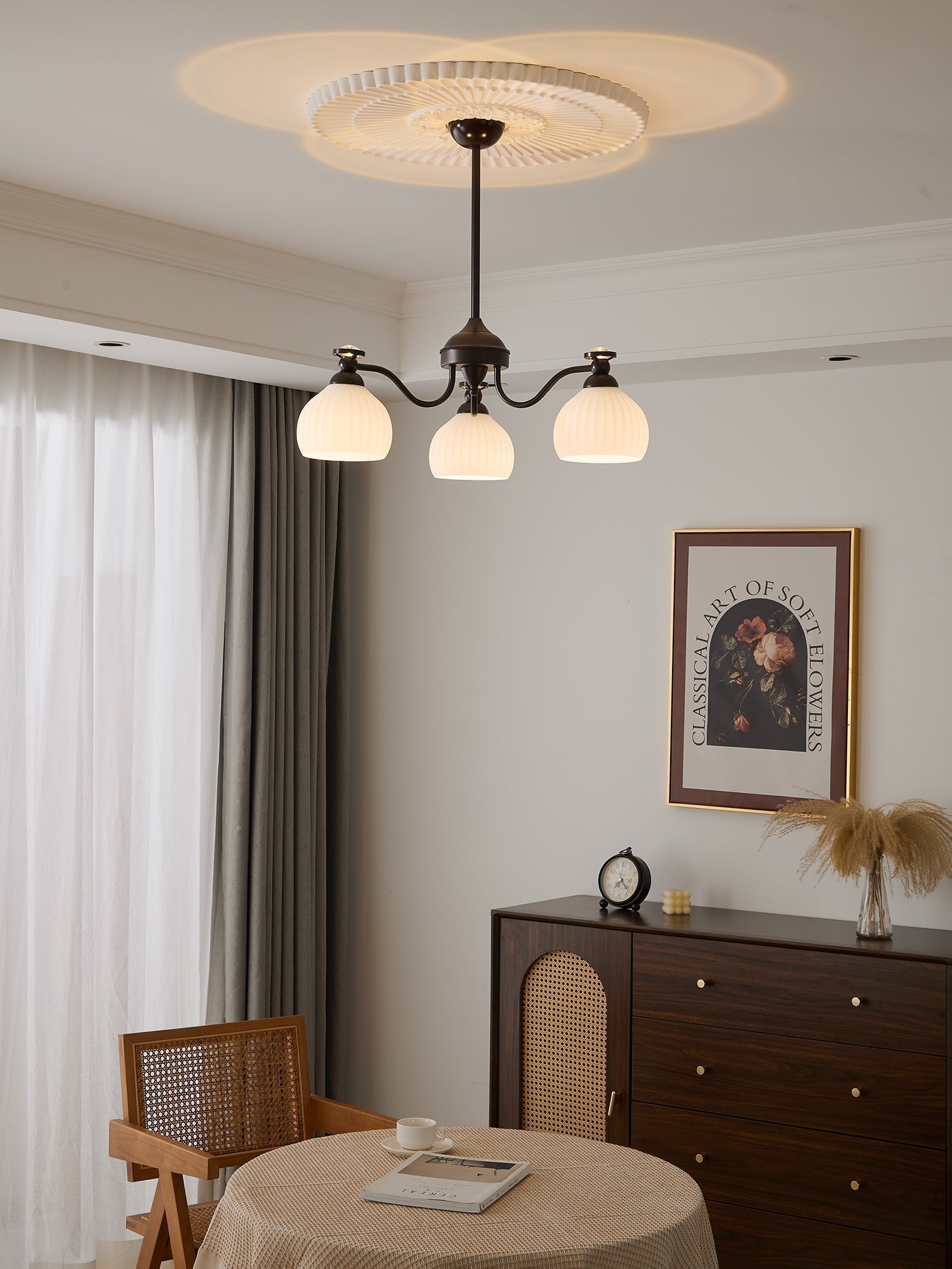 Calaeor Eleganter Premium-Glaskronleuchter-Letslighting