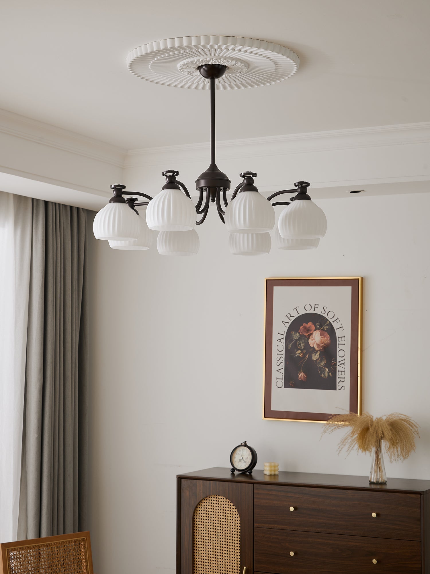 Calaeor Eleganter Premium-Glaskronleuchter-Letslighting