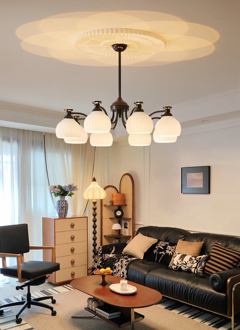 Calaeor Eleganter Premium-Glaskronleuchter-Letslighting
