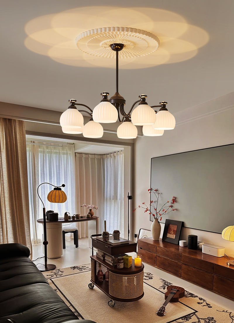 Calaeor Eleganter Premium-Glaskronleuchter-Letslighting