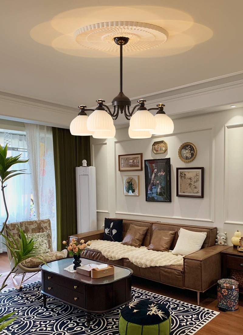 Calaeor Eleganter Premium-Glaskronleuchter-Letslighting