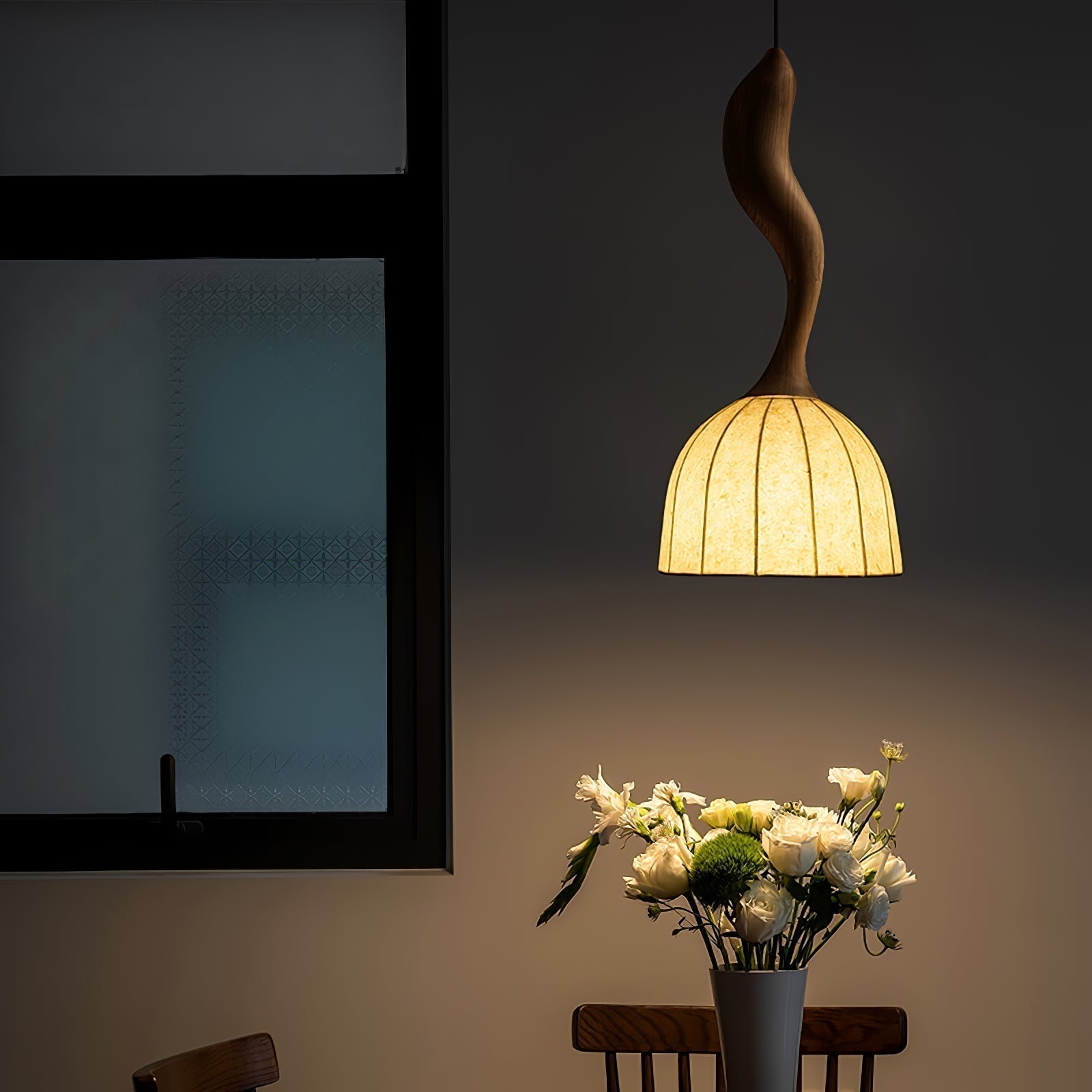 Colire Creativity Pendelleuchte aus Gedrehtem Holz-Letslighting
