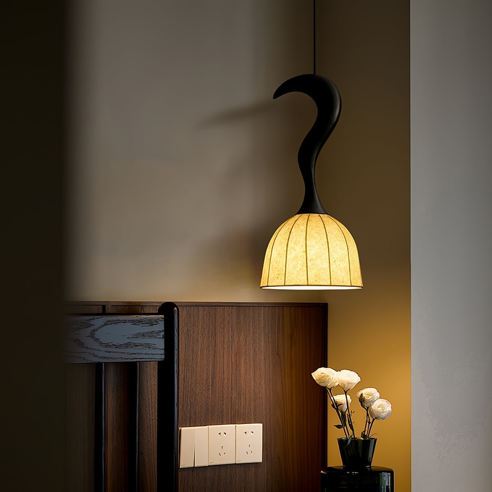 Colire Creativity Pendelleuchte aus Gedrehtem Holz-Letslighting