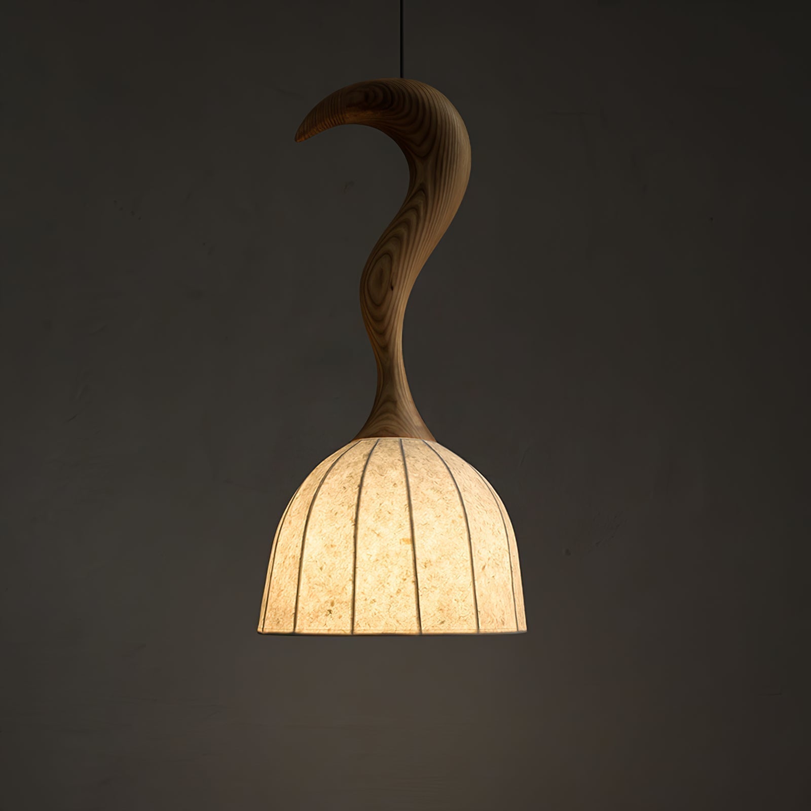Colire Creativity Pendelleuchte aus Gedrehtem Holz-Letslighting