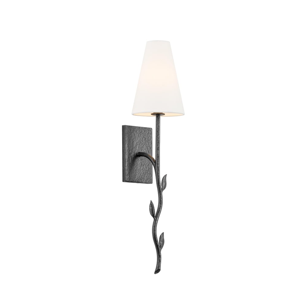 Petal Messing Stoff Wandleuchte-Letslighting