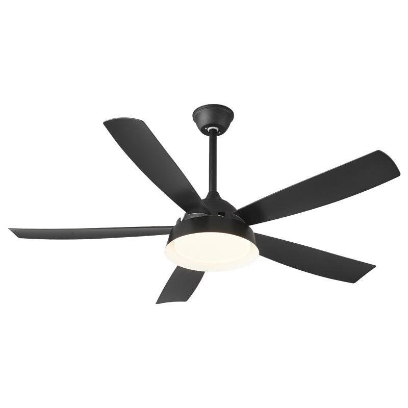 Orvino Deckenventilatorleuchte Holz, Ventilator in Bewegung