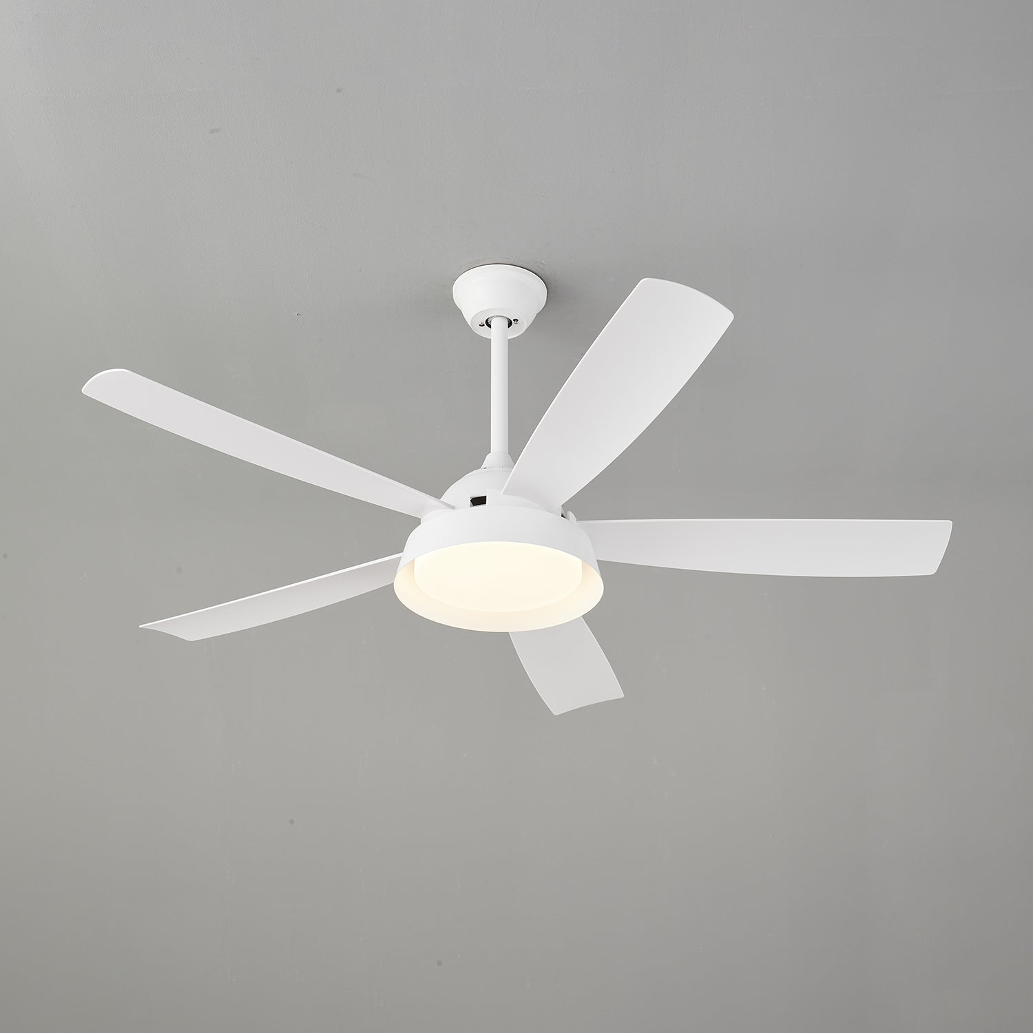 Orvino Deckenventilatorleuchte Holz, modernes Design