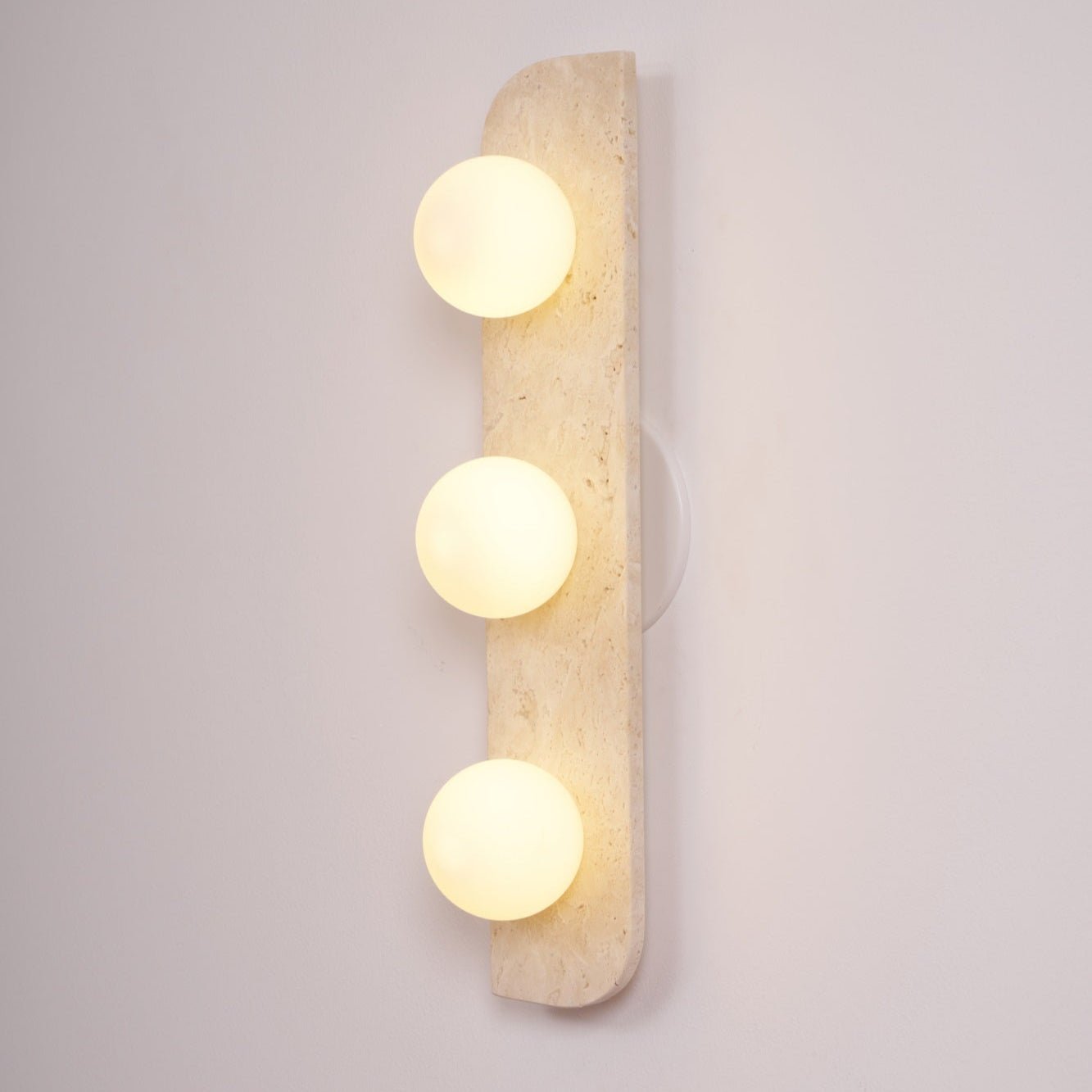 Alsilis Minimalist Travertine Wall Light - Neutralighting