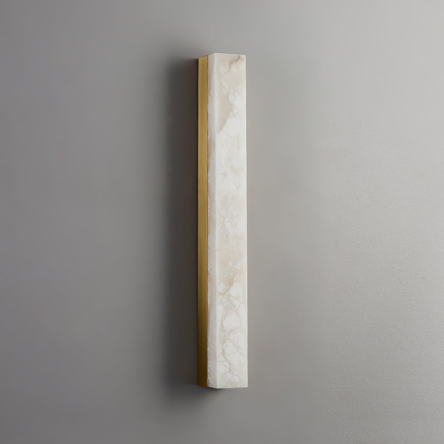 Isen Lineare Messing Alabaster Wandleuchte