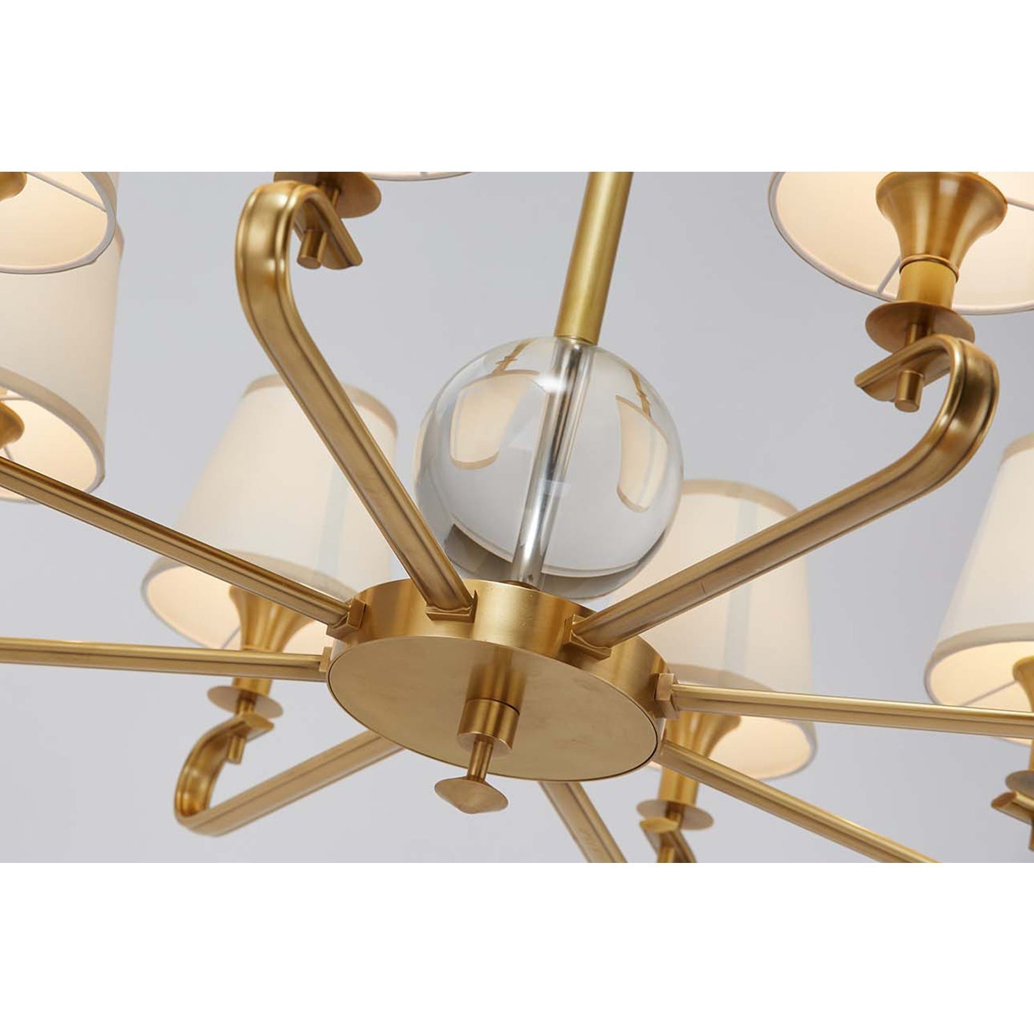 Sage Postmoderner Luxus-Kristall-Kronleuchter aus Stoff-Letslighting
