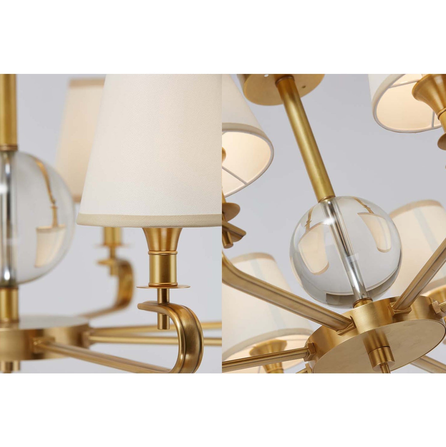 Sage Postmoderner Luxus-Kristall-Kronleuchter aus Stoff-Letslighting