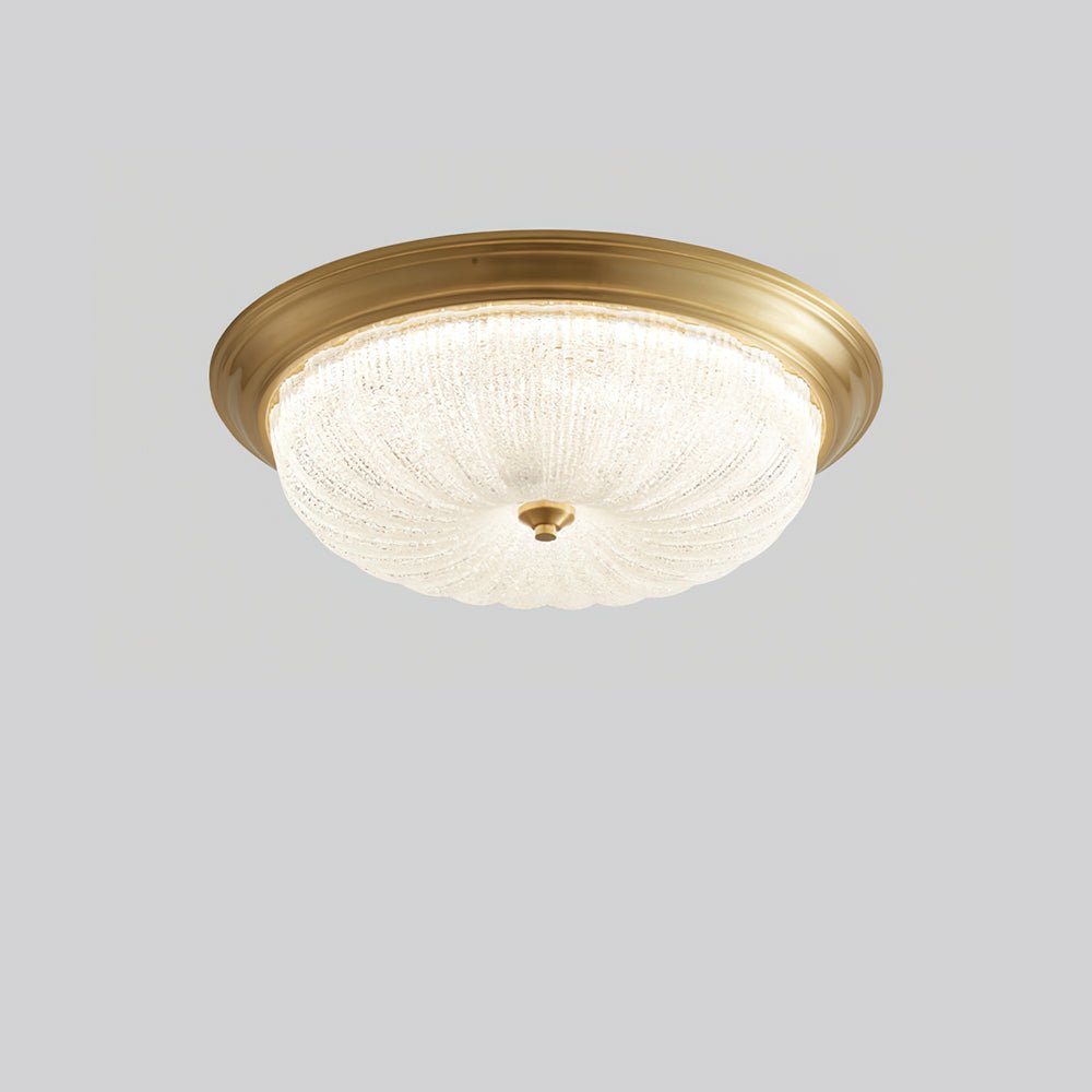 Nyrinis Traditionell Klassisch Messing Glas Deckenleuchte-Letslighting