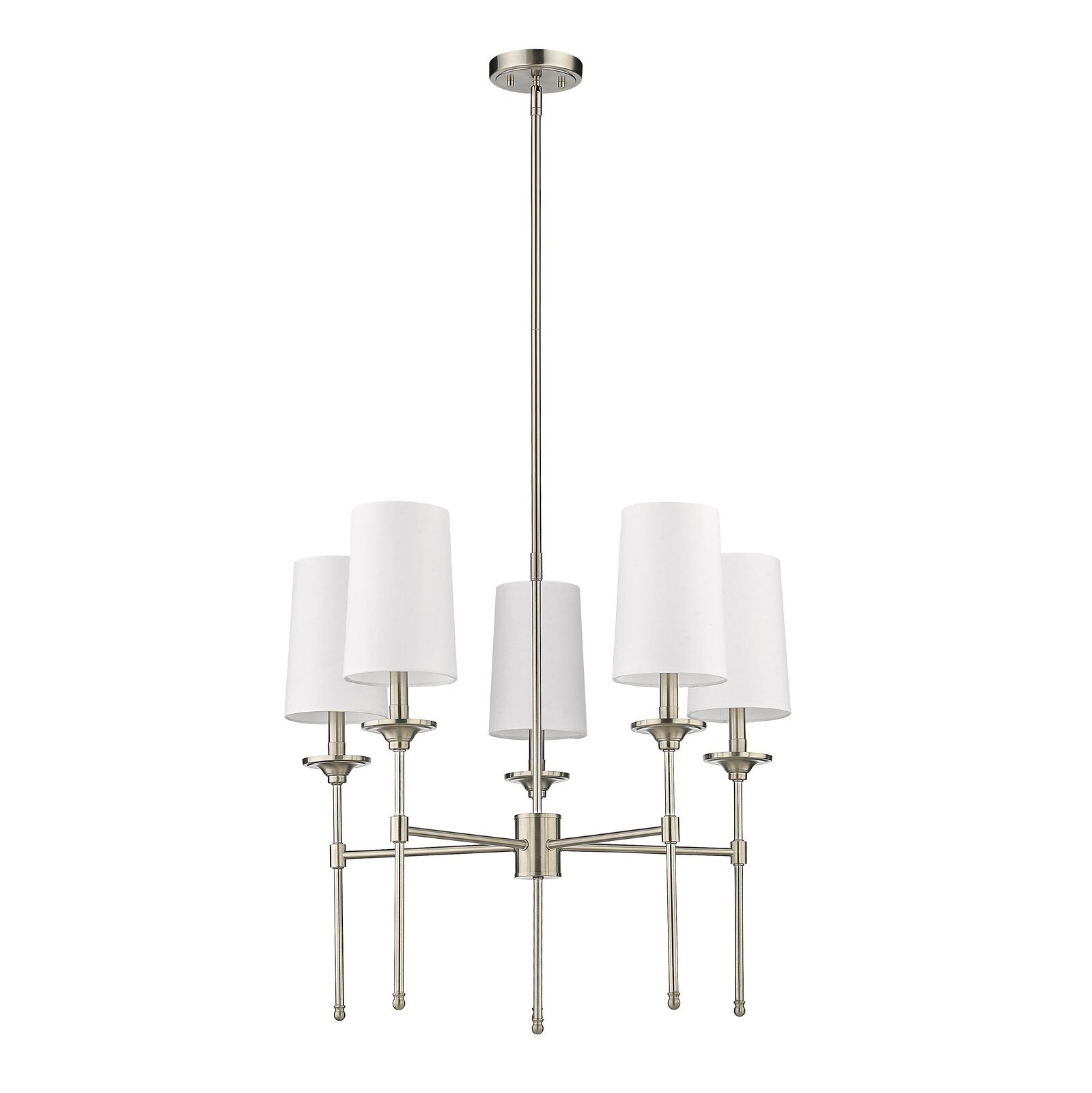 Armiriel Vintage Industrieller Messing Stoff-Kronleuchter-Letslighting