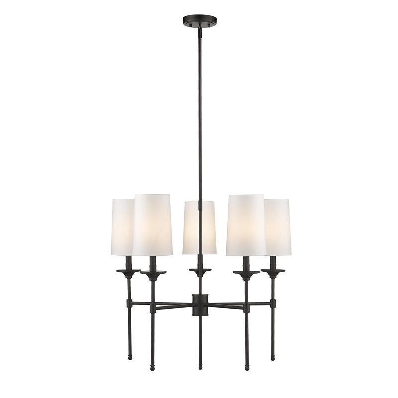 Armiriel Vintage Industrieller Messing Stoff-Kronleuchter-Letslighting