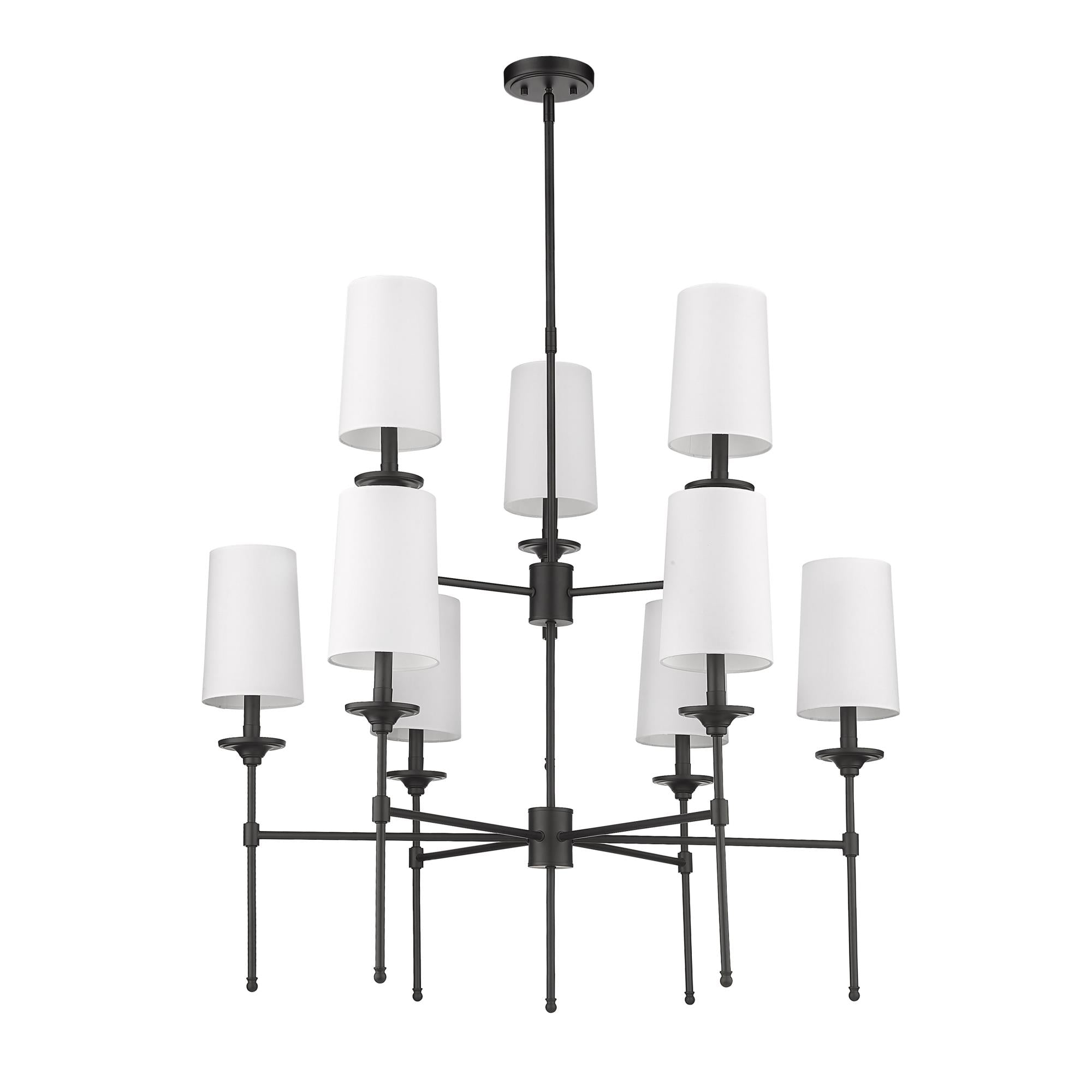 Armiriel Vintage Industrieller Messing Stoff-Kronleuchter-Letslighting