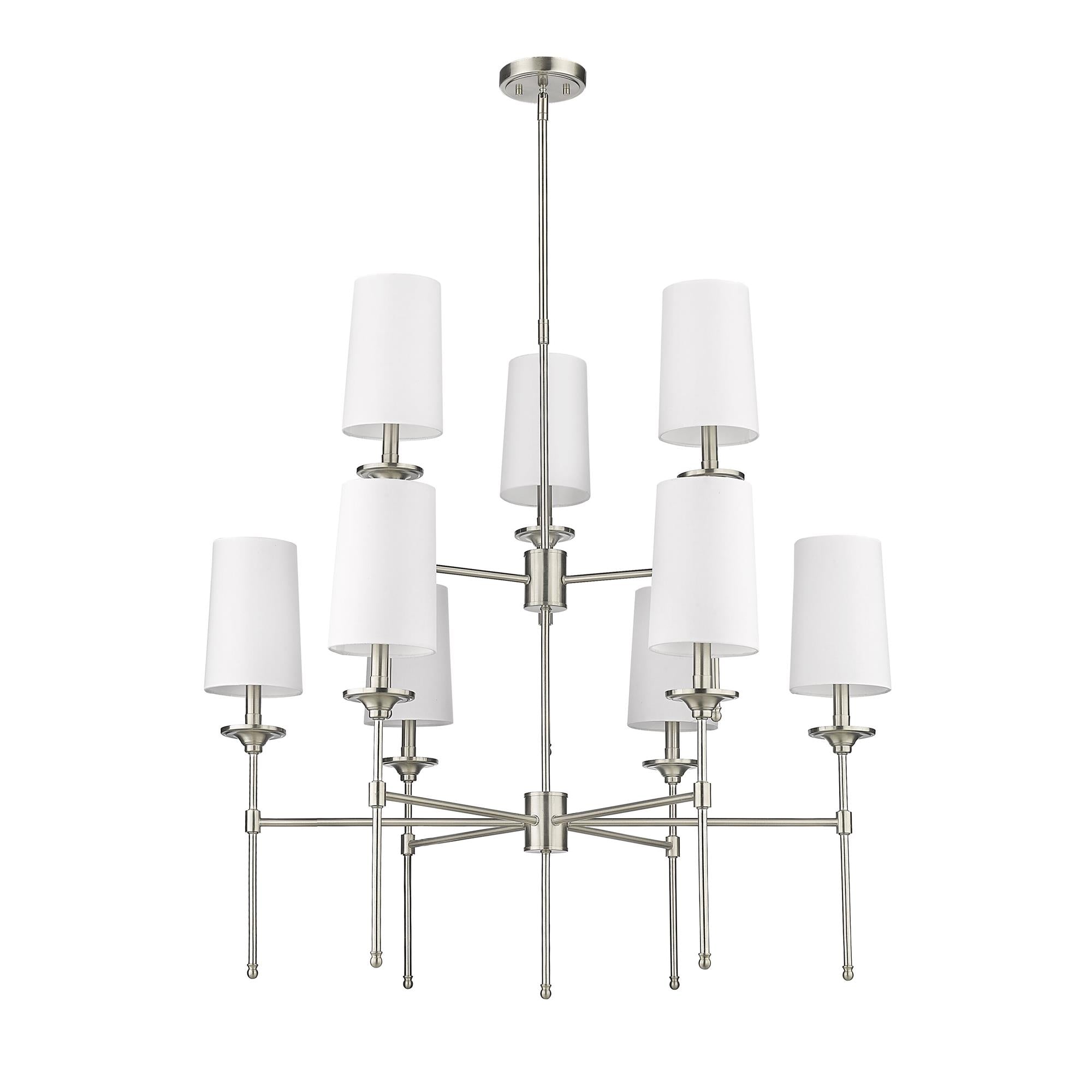 Armiriel Vintage Industrieller Messing Stoff-Kronleuchter-Letslighting