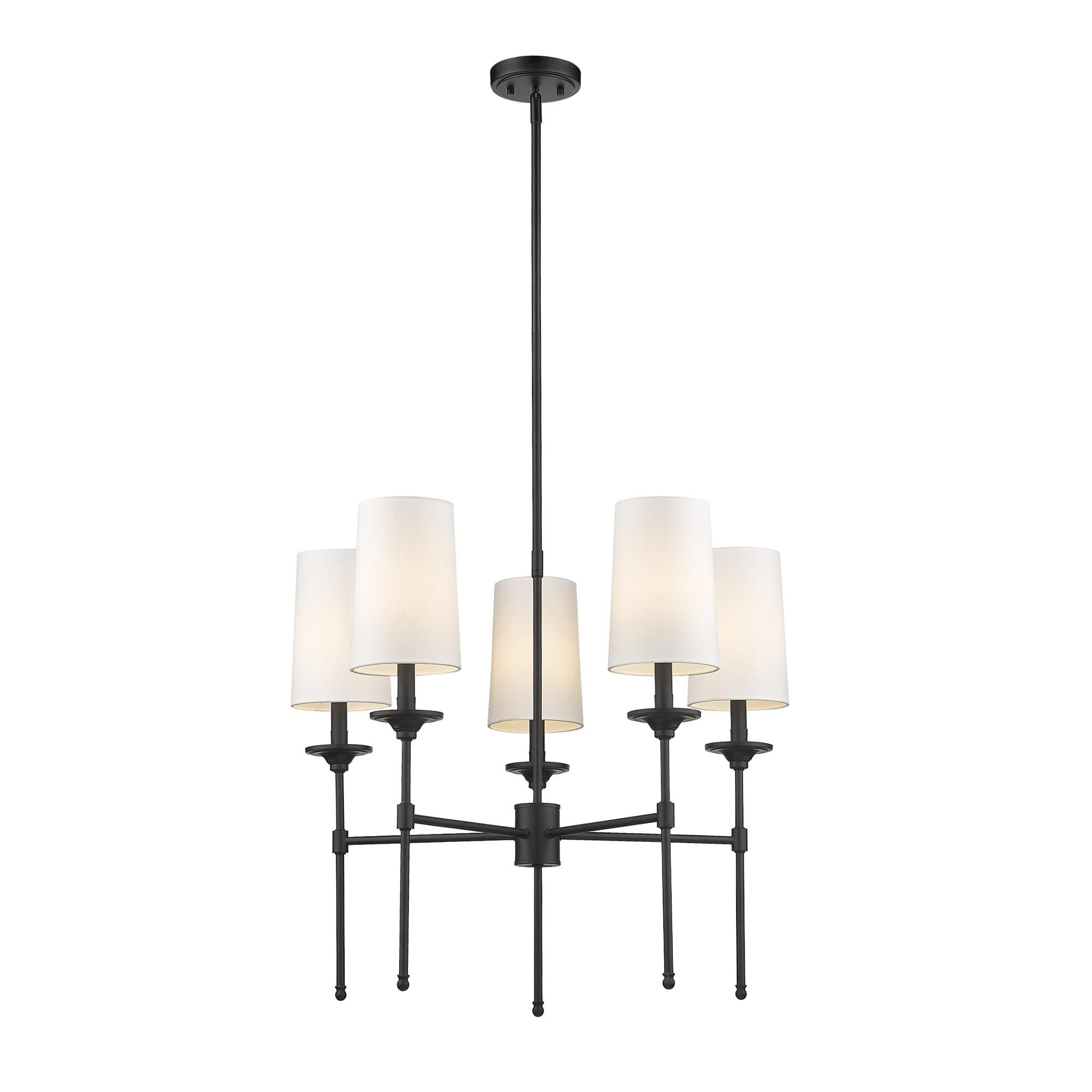 Armiriel Vintage Industrieller Messing Stoff-Kronleuchter-Letslighting