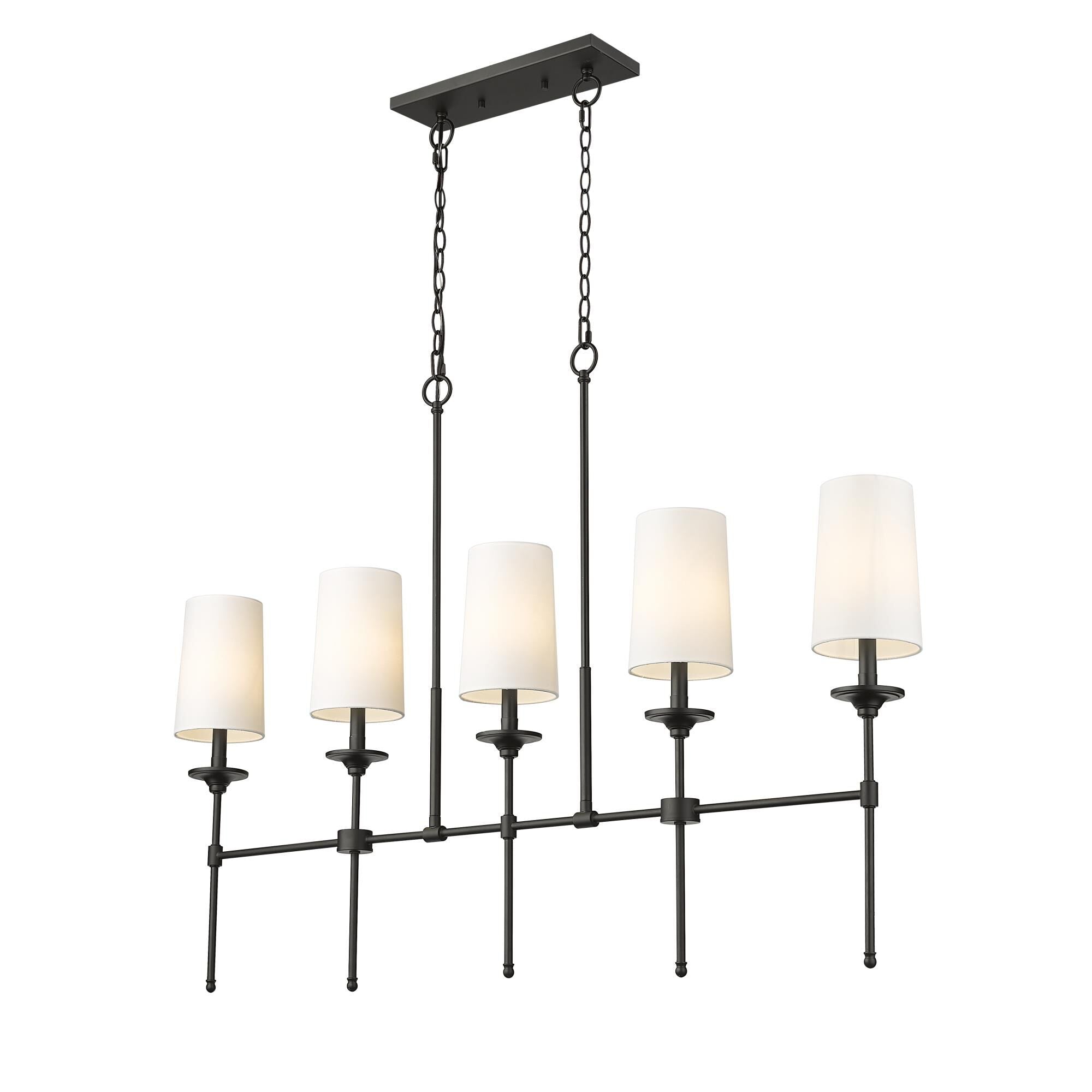 Verinyra Industrieller Vintage Kronleuchter aus Messing mit Stoffbezug-Letslighting