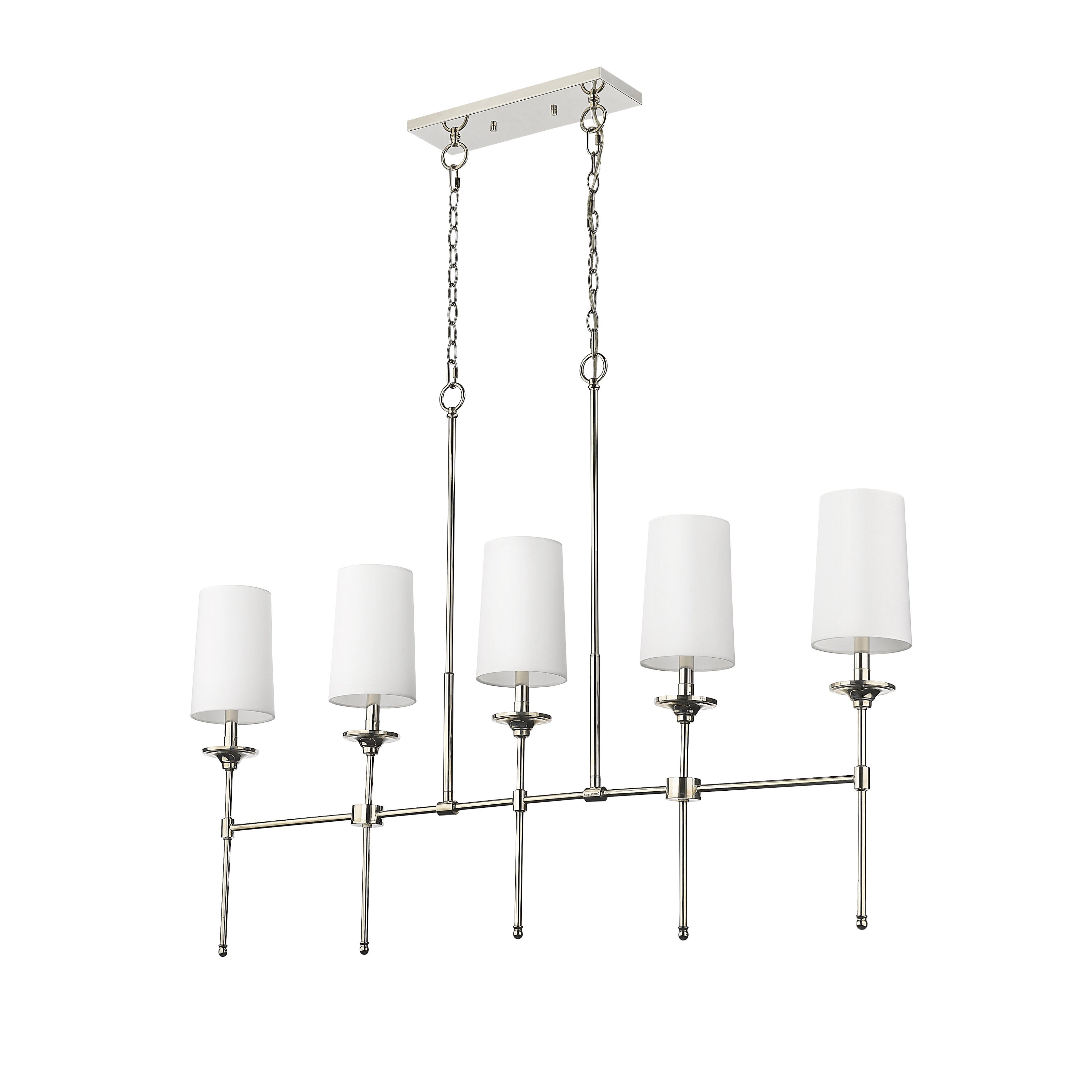 Verinyra Industrieller Vintage Kronleuchter aus Messing mit Stoffbezug-Letslighting