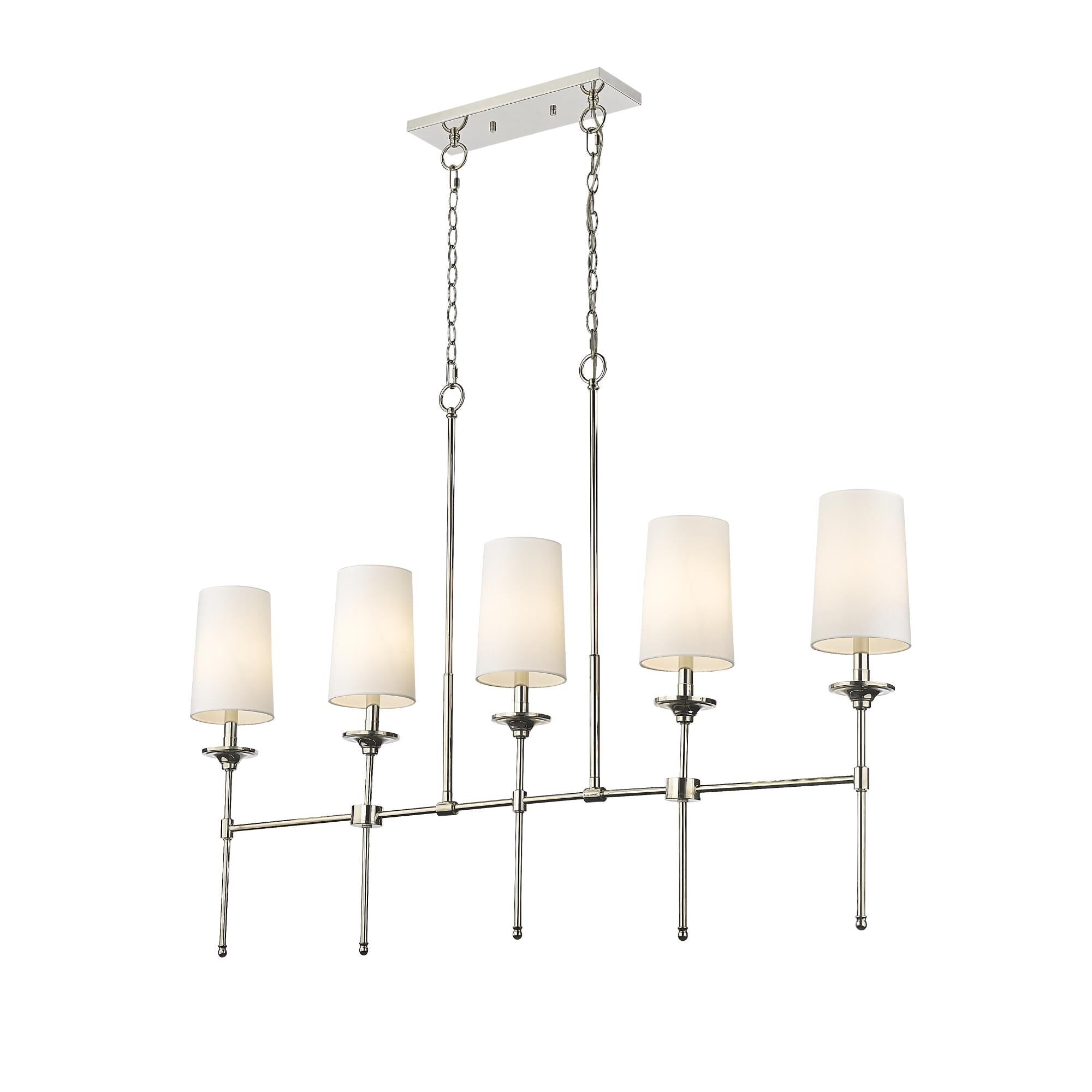 Verinyra Industrieller Vintage Kronleuchter aus Messing mit Stoffbezug-Letslighting