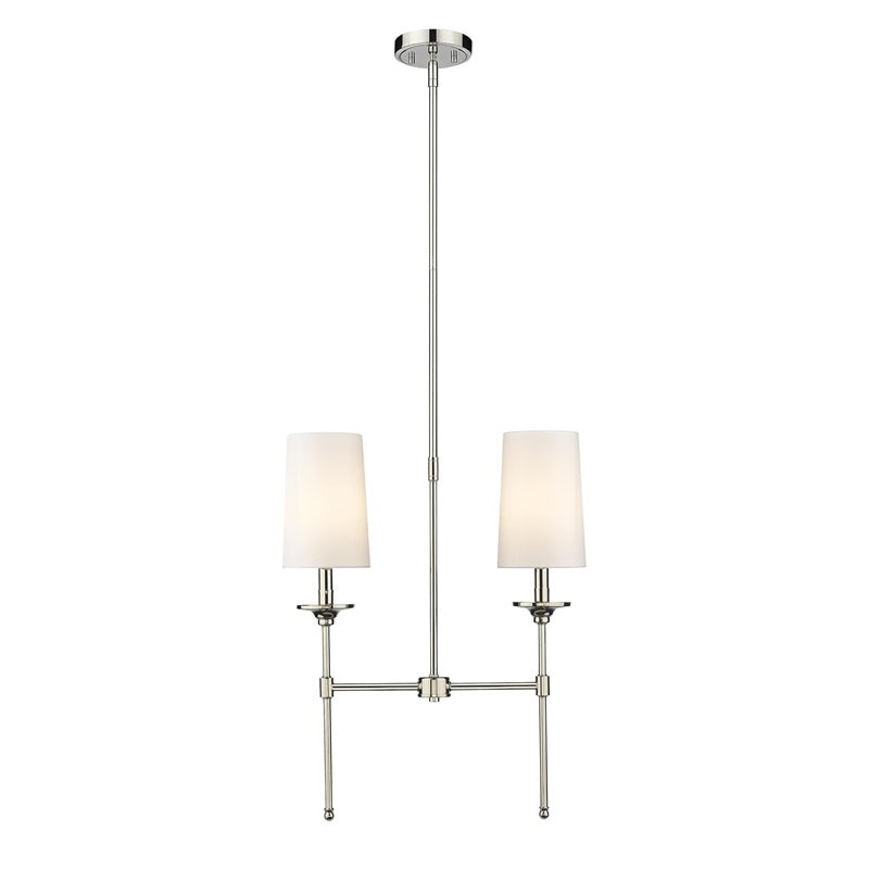 Verinyra Industrieller Vintage Kronleuchter aus Messing mit Stoffbezug-Letslighting