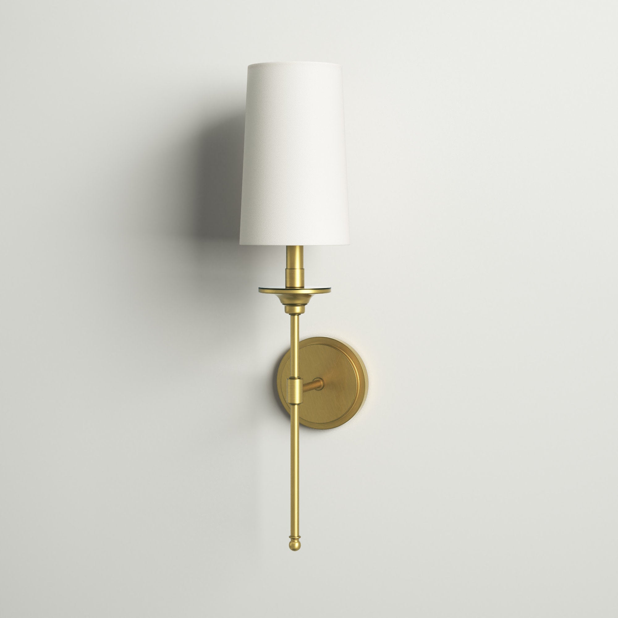 Esileth Messing Stoff Vintage Industrial Wandleuchte-Letslighting
