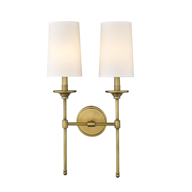 Esileth Messing Stoff Vintage Industrial Wandleuchte-Letslighting
