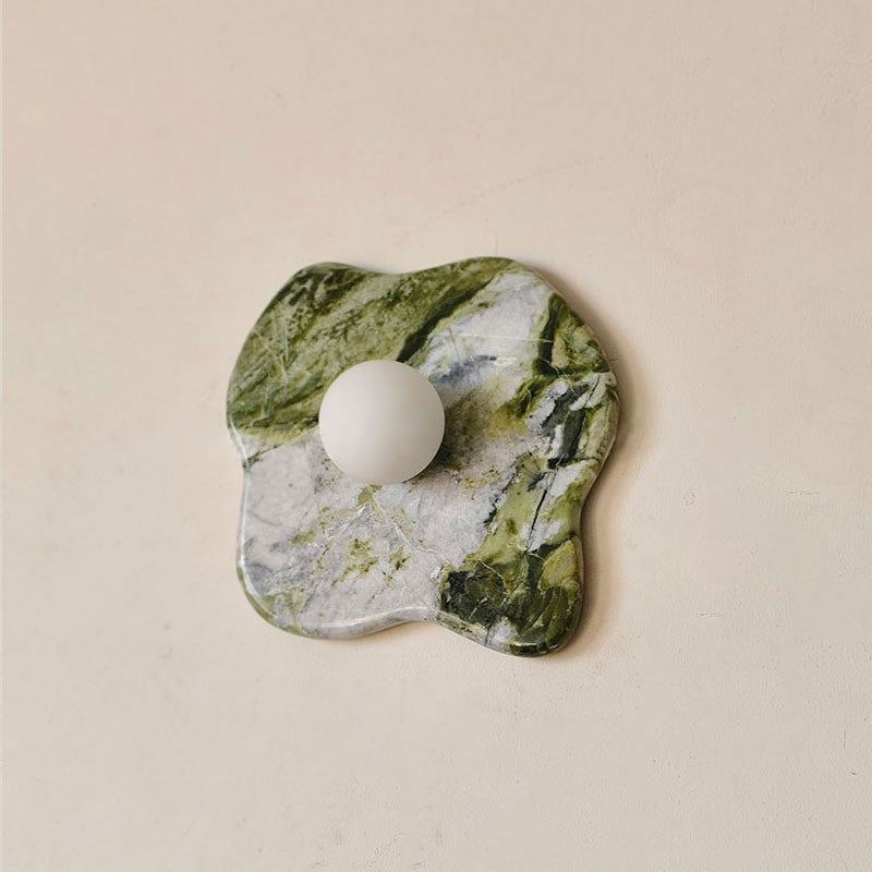 Orphaarae Modern Minimalist Glass Marble Wall Lamp - Letslighting