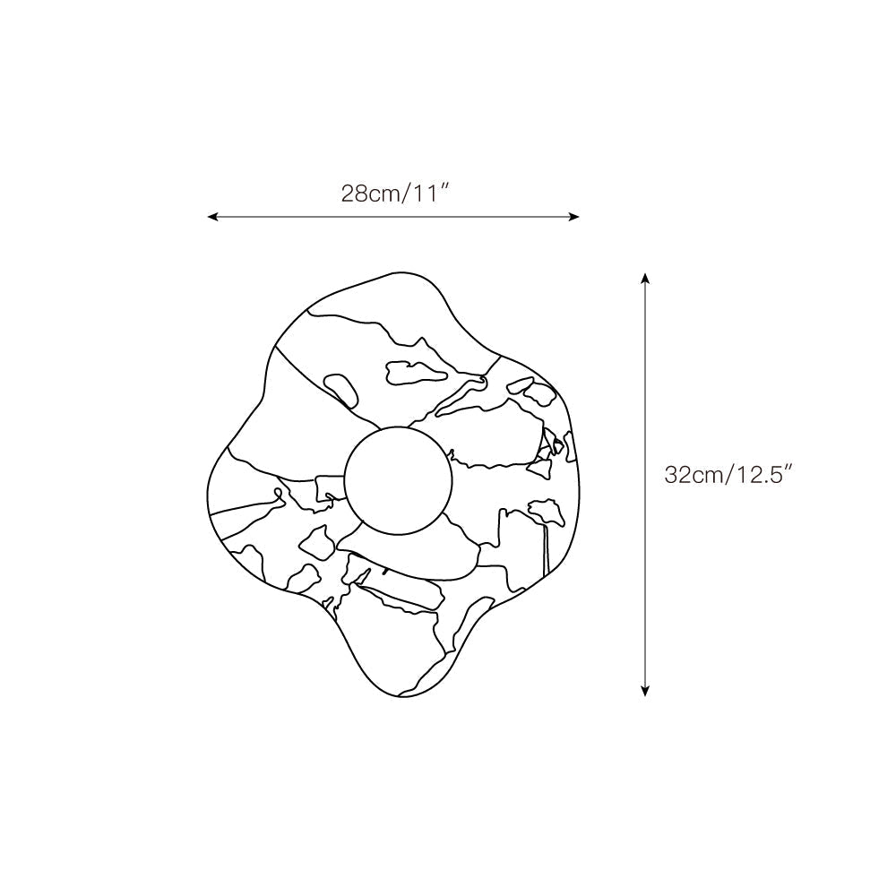 Abnormal Modern Minimalist Marble Glass Wall Lamp - Letslighting
