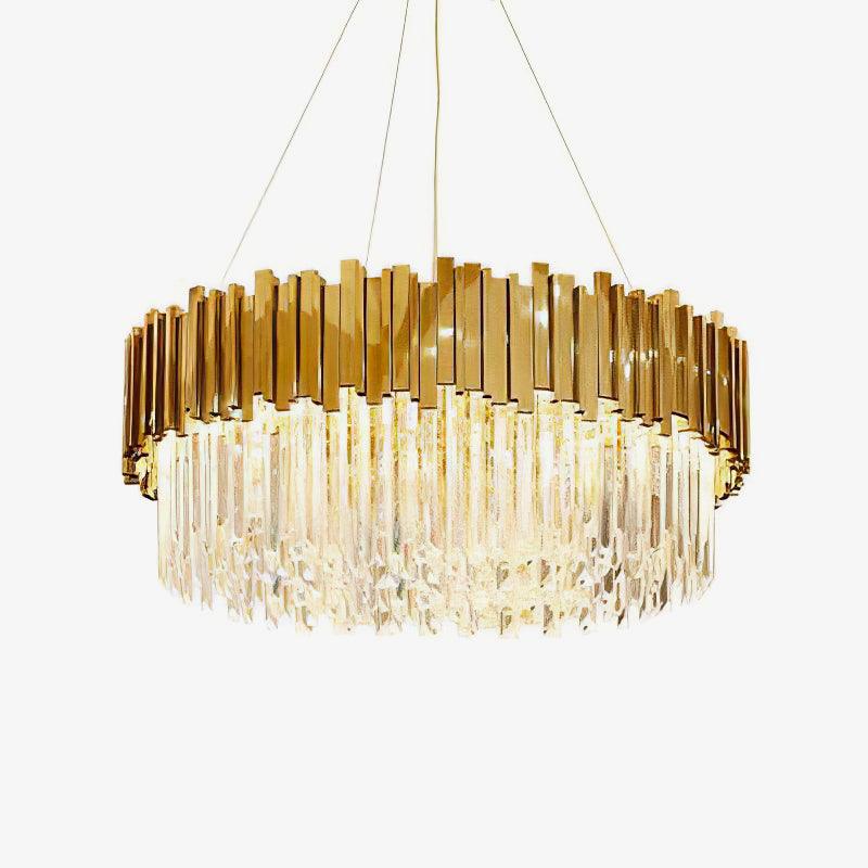 Lustra Kronleuchter Gold Kristall Golden-Letslighting